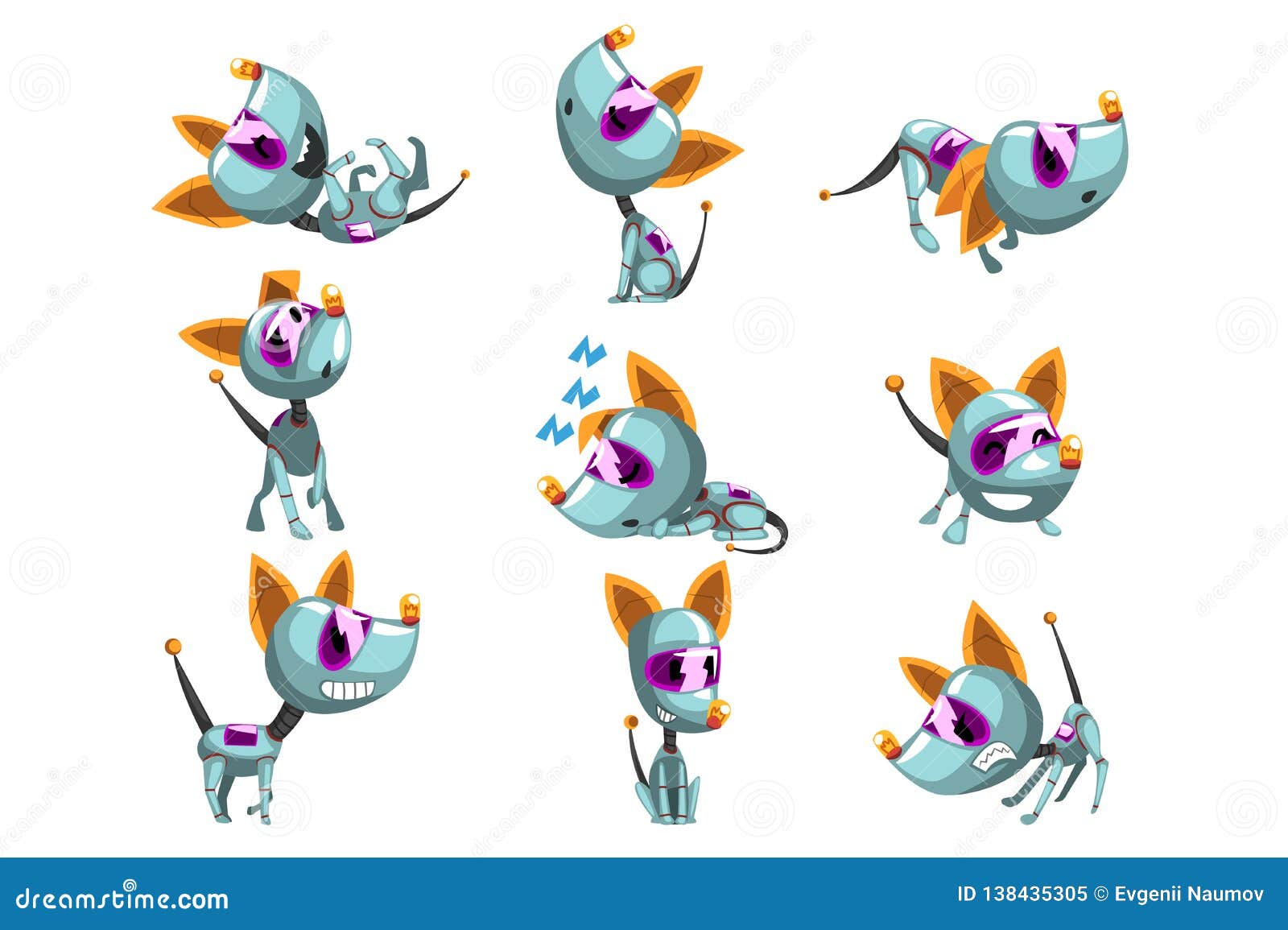 Cute Robotic Dog Set, Funny Robot