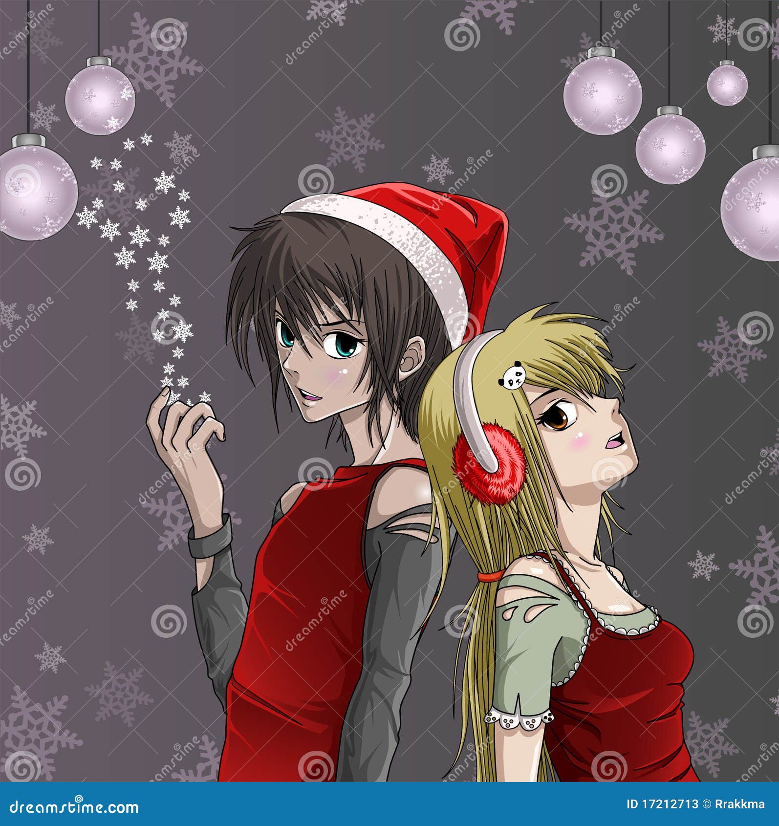 christmas anime guys