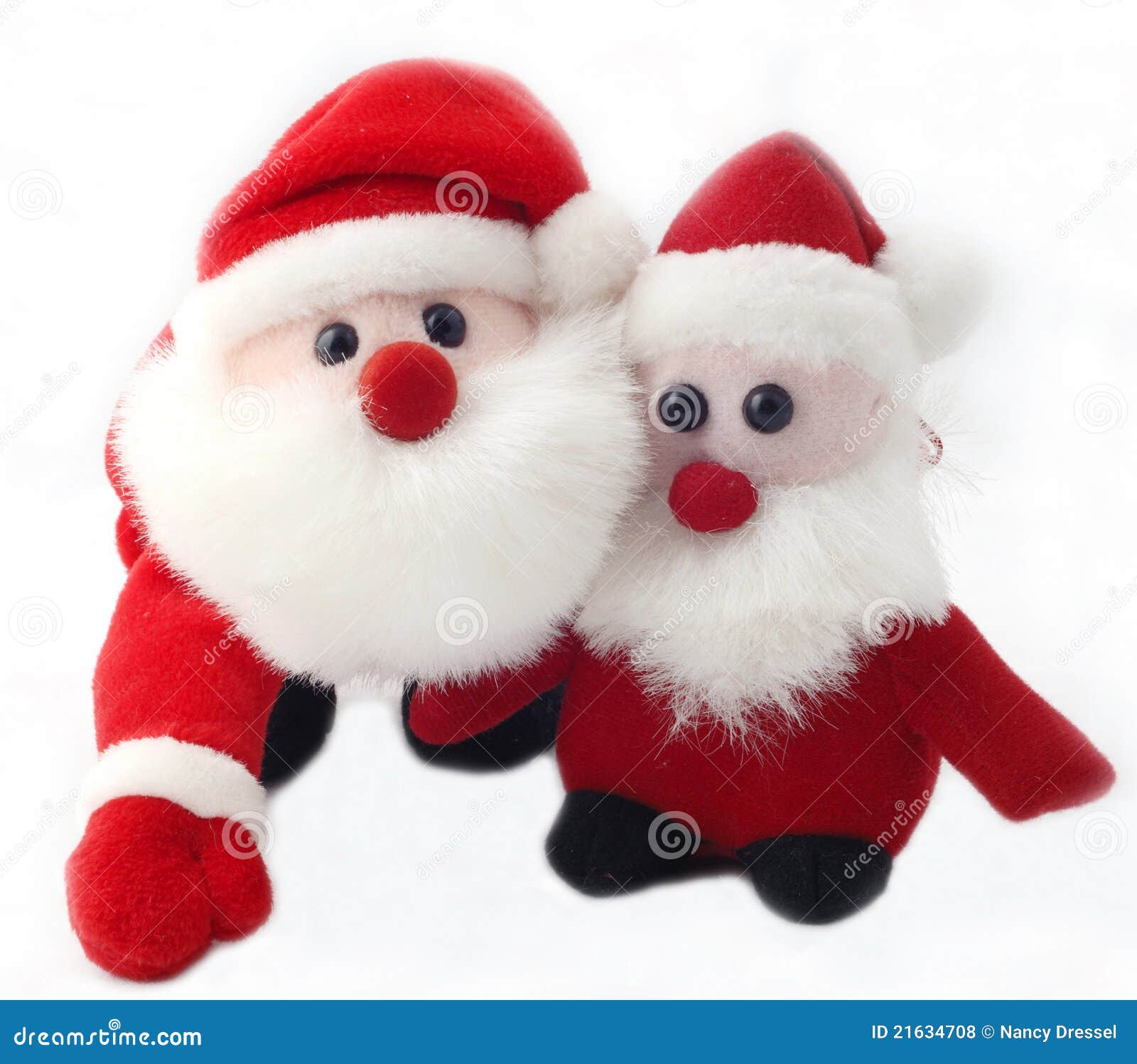 Cute santa toys stock photo. Image of isolated, christmas - 21634708
