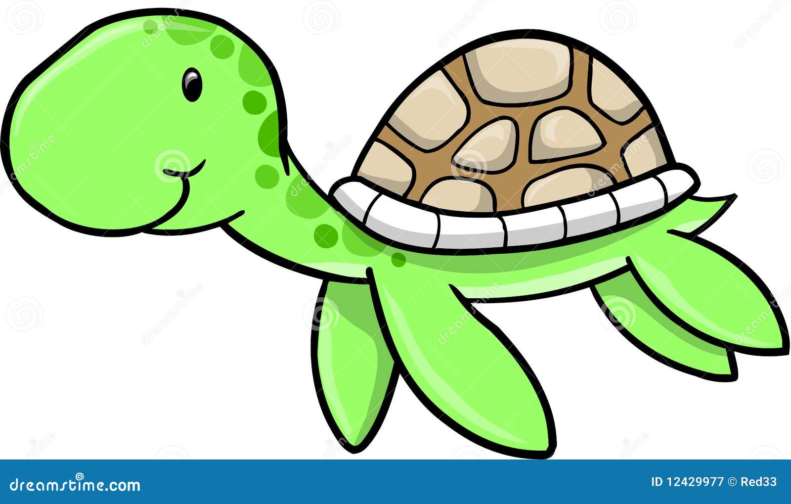 Download Cute Sea Turtle Vector Royalty Free Stock Photography ...