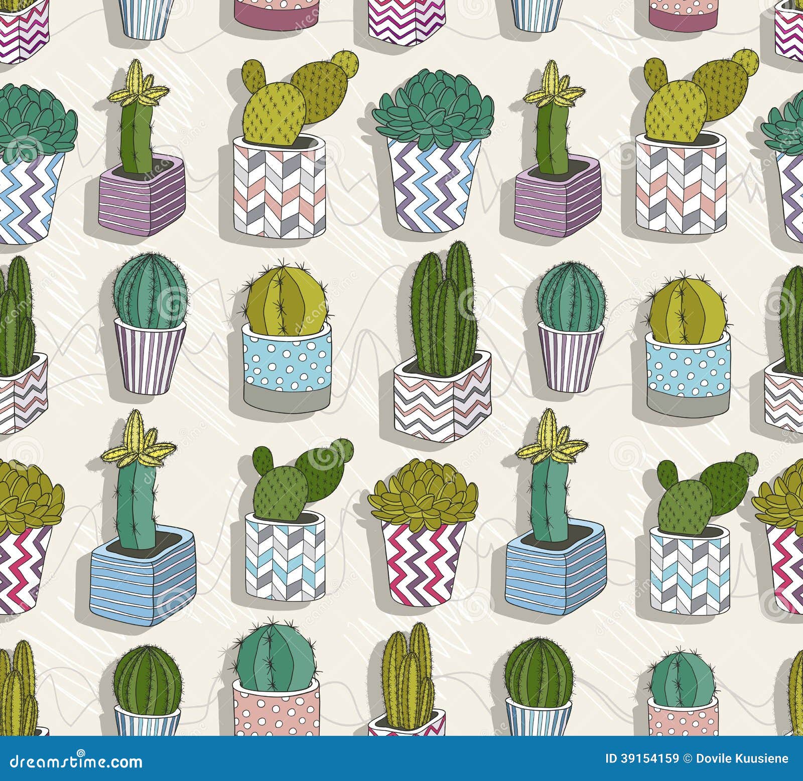 tumblr tribal wallpapers Cactus  Image: Stock Seamless Patter Vector 39154159 Cute
