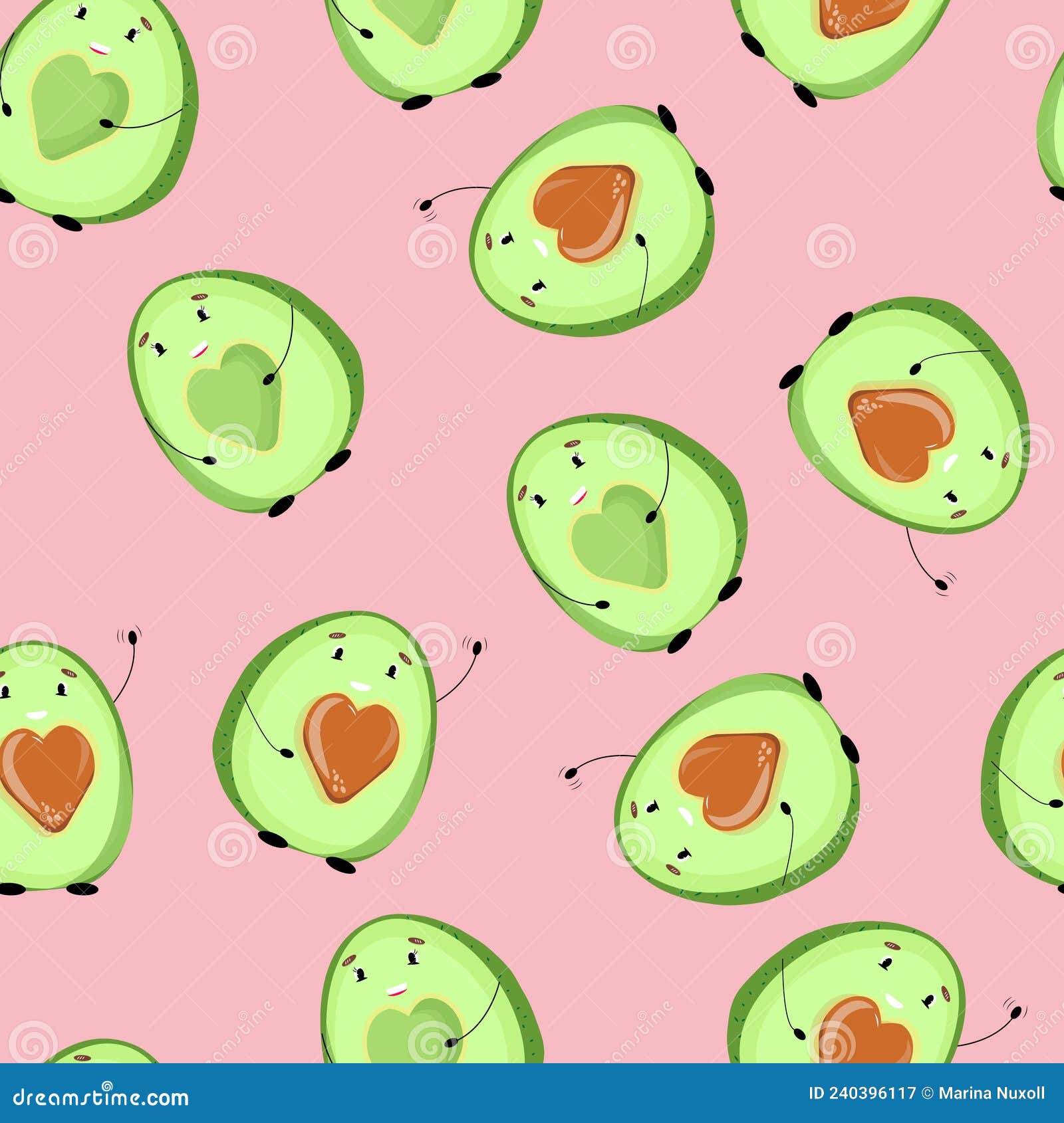 Avocado Pattern Seamless Background With Half Cut Avocado On Checkered  Wallpaper Simple Cute Cartoon Fruit Healthy Diet Food Vector Royalty  Free SVG Cliparts Vectors And Stock Illustration Image 141094394