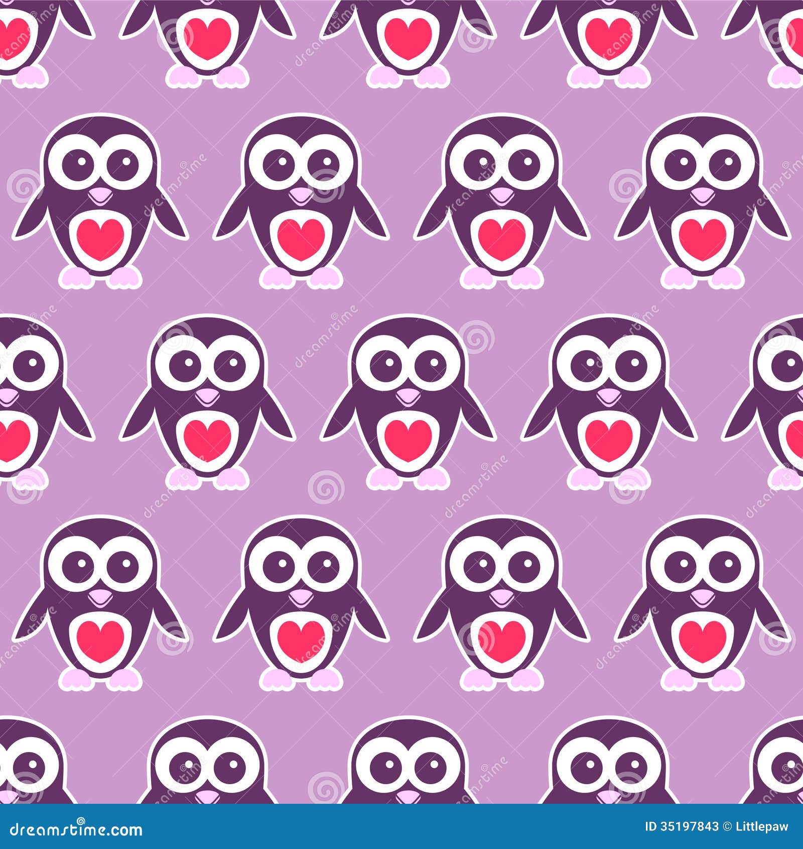 Cute Seamless Pattern With Penguins Stock Vector - Illustration of ... Cute Winter Penguin Wallpaper