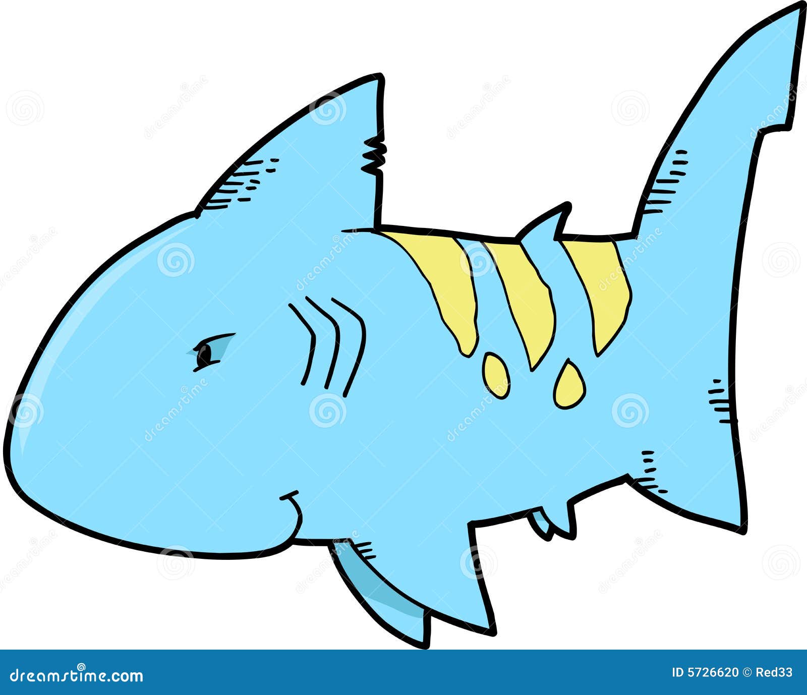 Download Cute Shark Vector Stock Photo - Image: 5726620