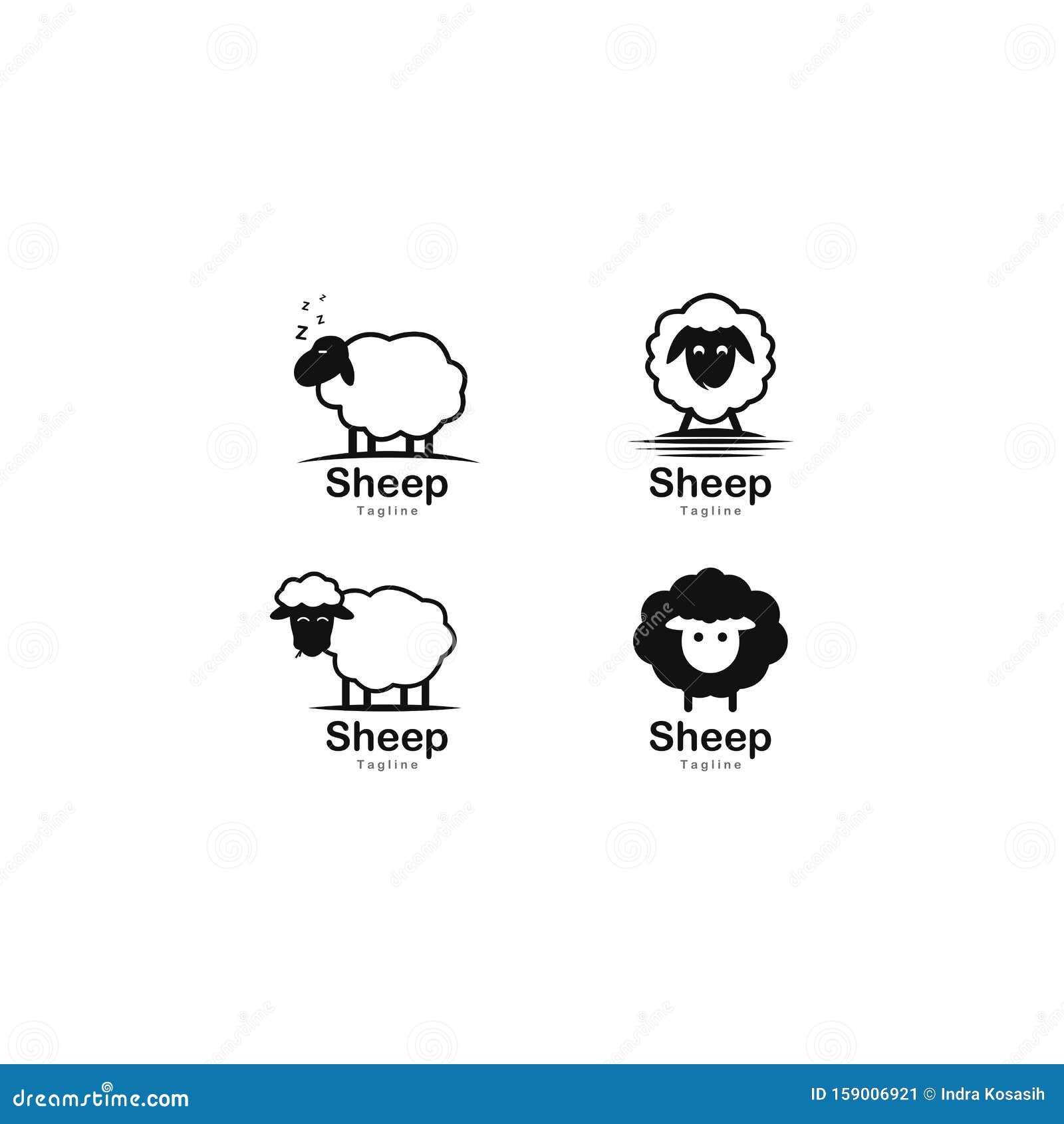 Sheep Or Ram Icon, Logo, Template, Pictogram Vector Illustration ...