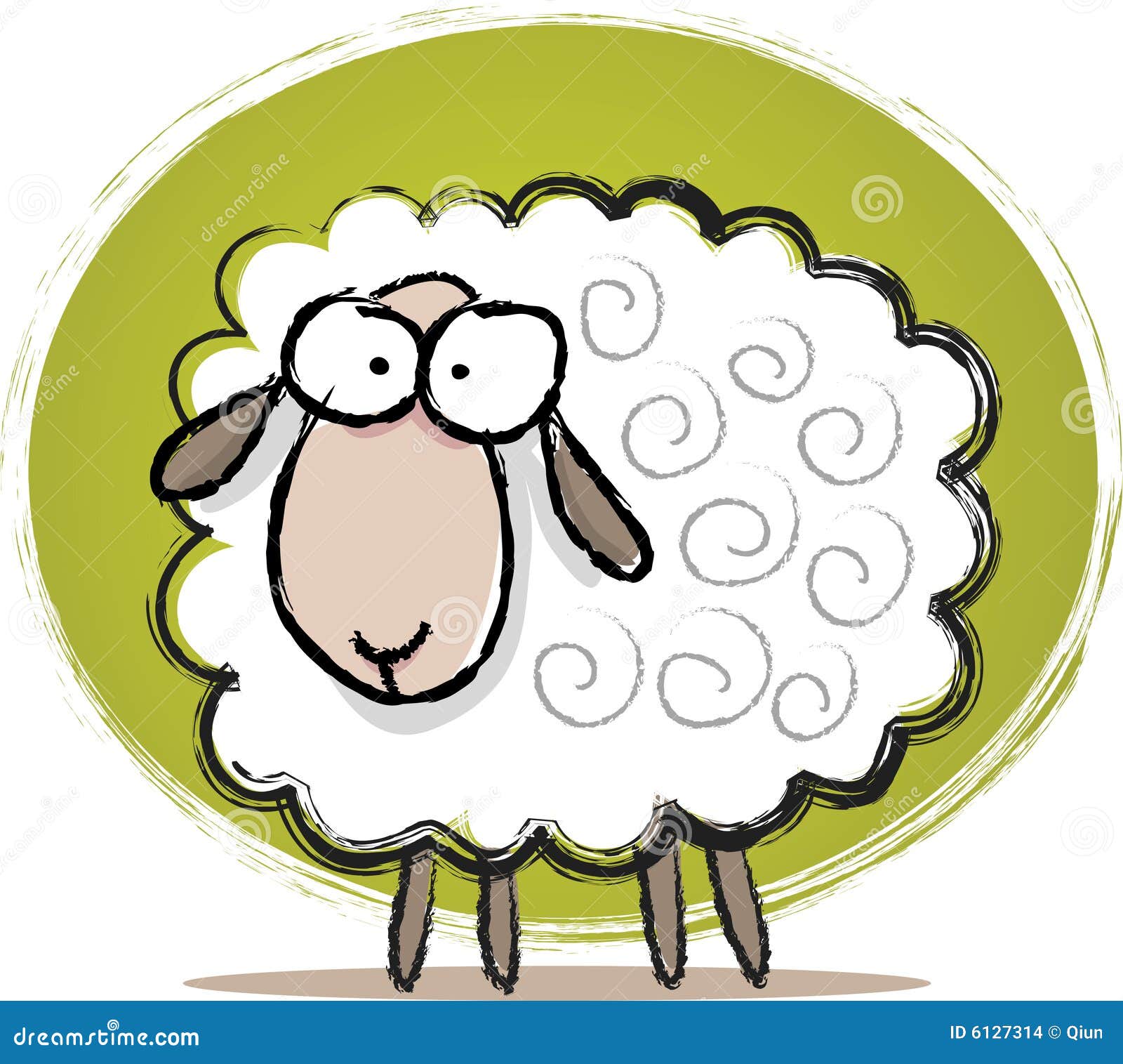 Sheep sketch style Hand drawn illustration of  Stock Illustration  85628689  PIXTA