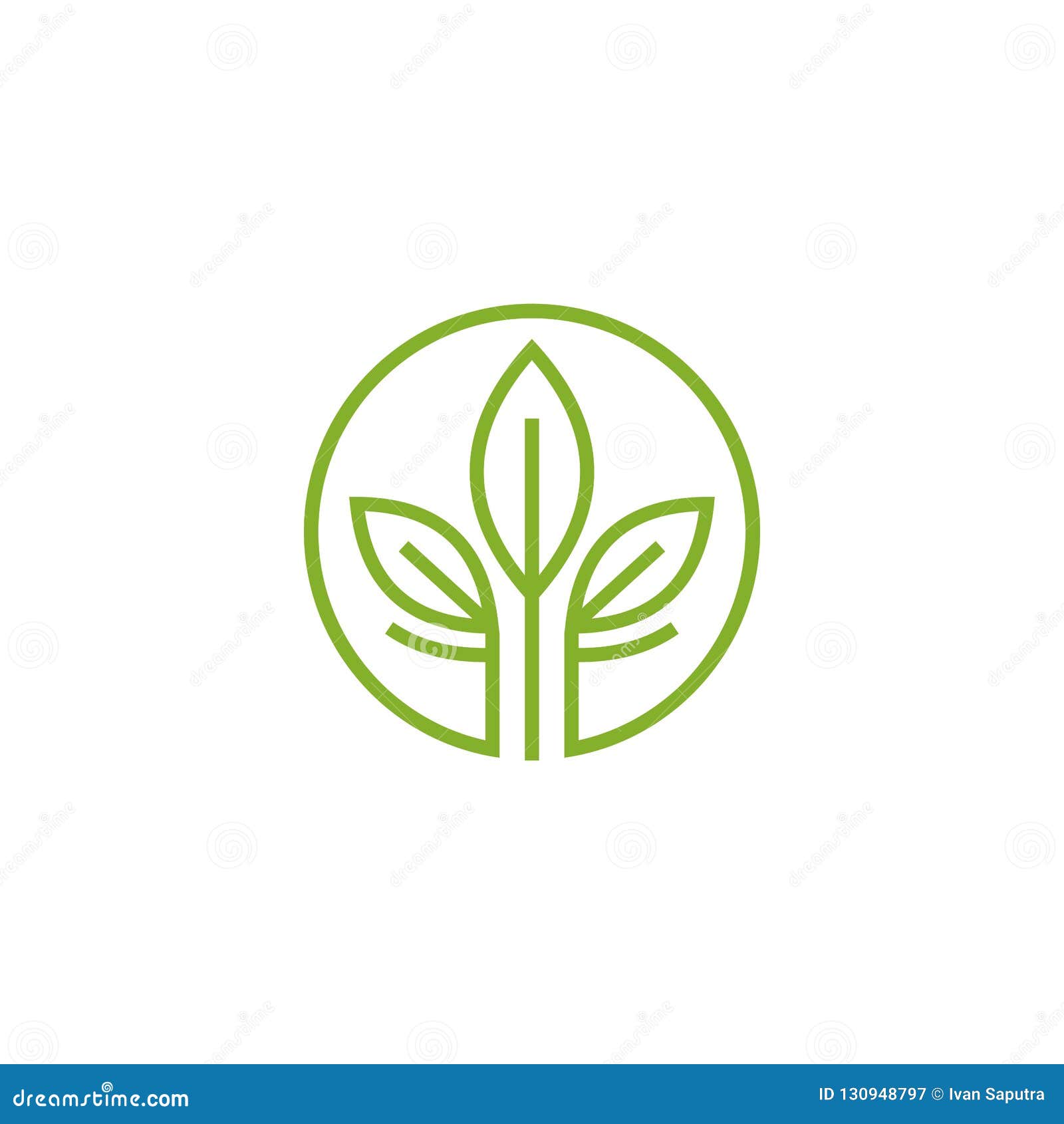 Natural Green Tea Leaf Logo Graphic by captoro · Creative Fabrica
