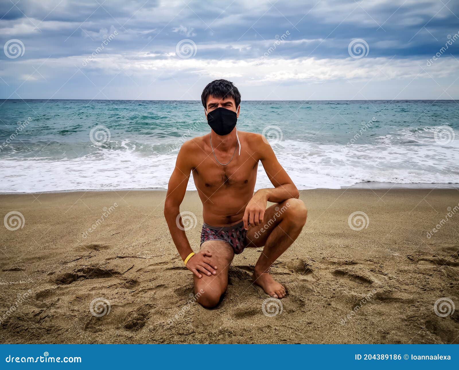 Naked Men At The Beach