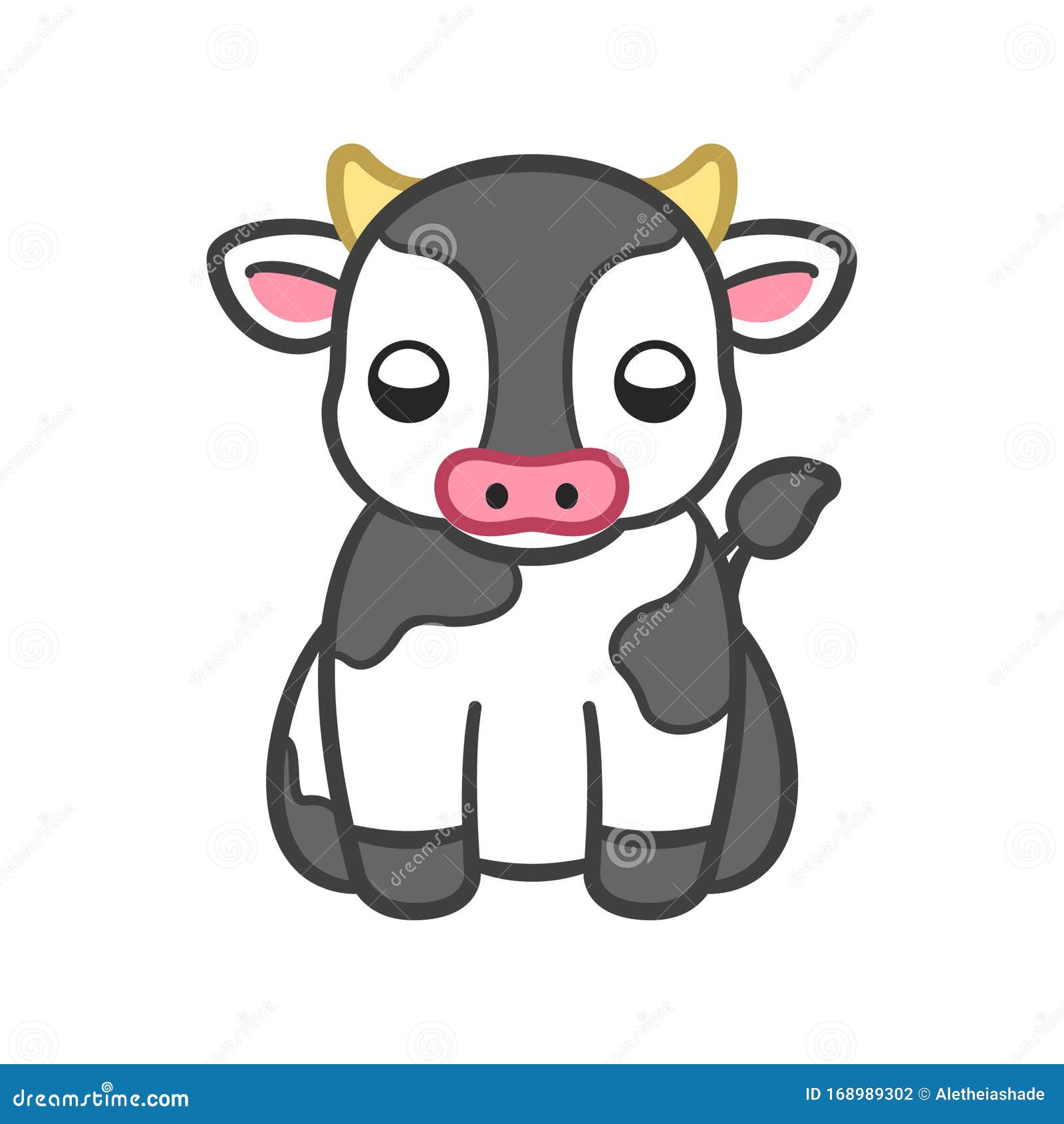 Cute Baby Cow Svg Layered Svg Cut File Free Fonts And Popular