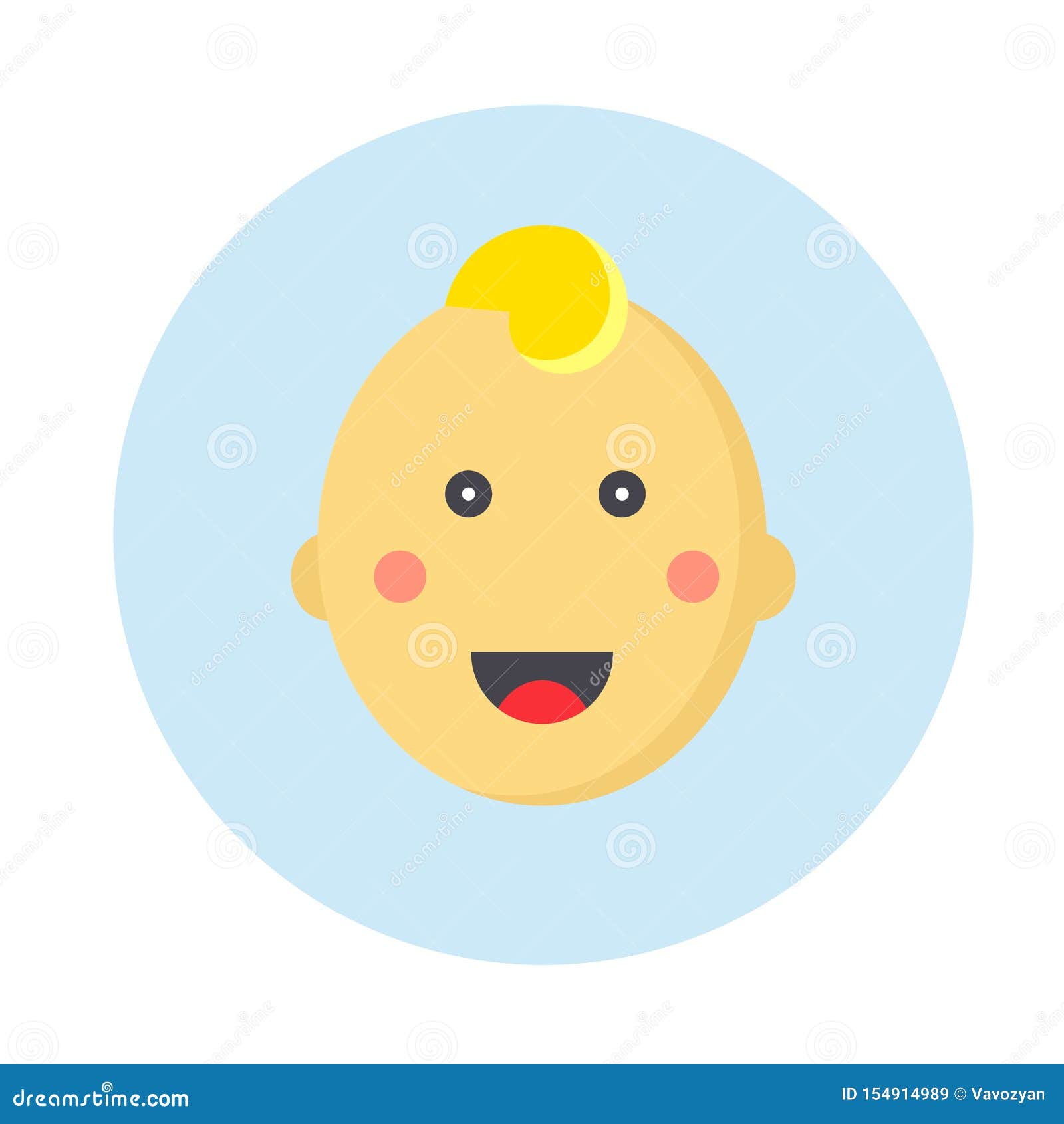 Cute Baby Face without Hair Stock Vector - Illustration of design, little: 154914989 Cute Baby Face without Hair Stock Vector - Illustration of design, little: 154914989