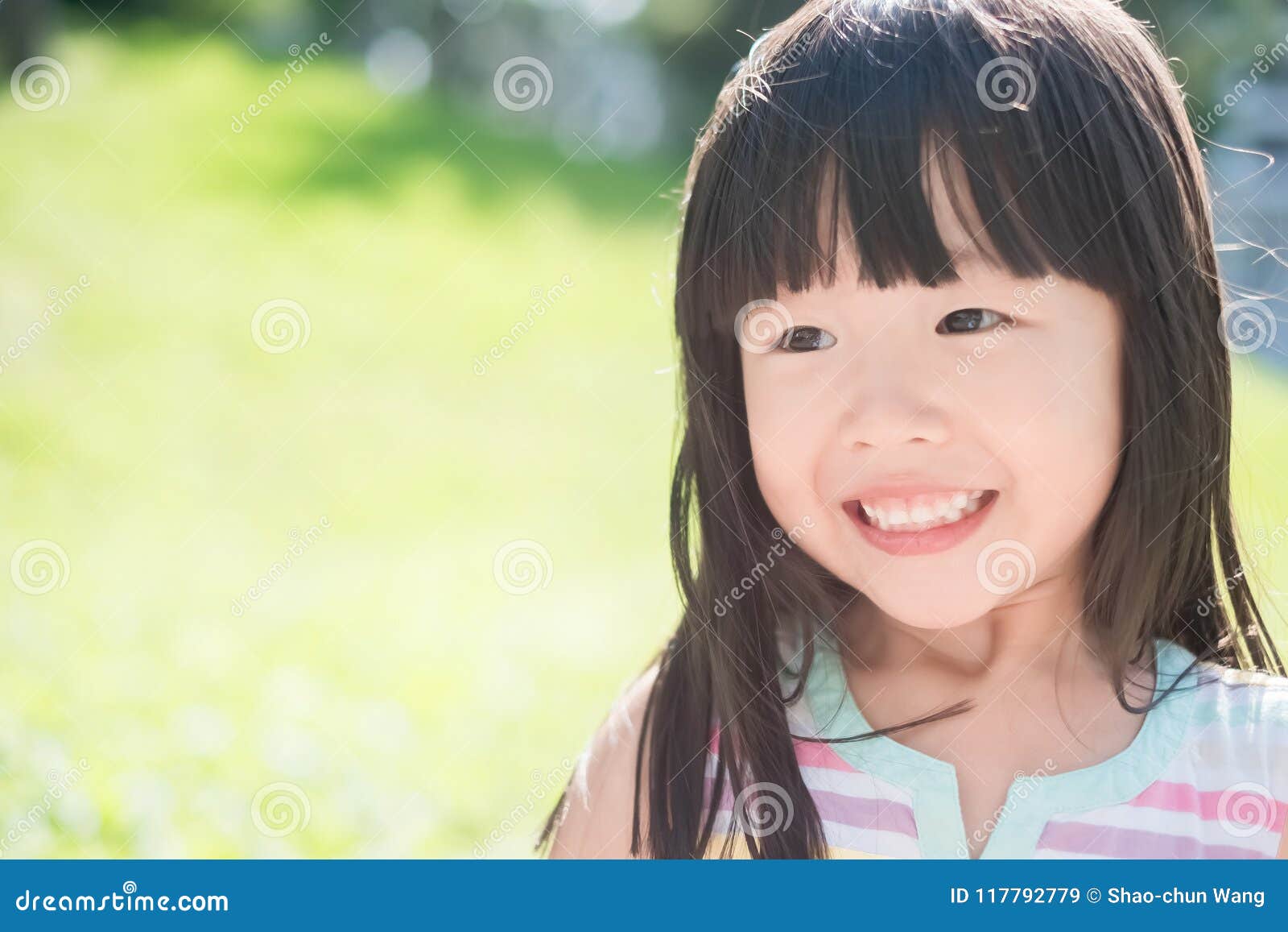 Cute smile happily stock image. Image of copy, thoughtful - 117792779