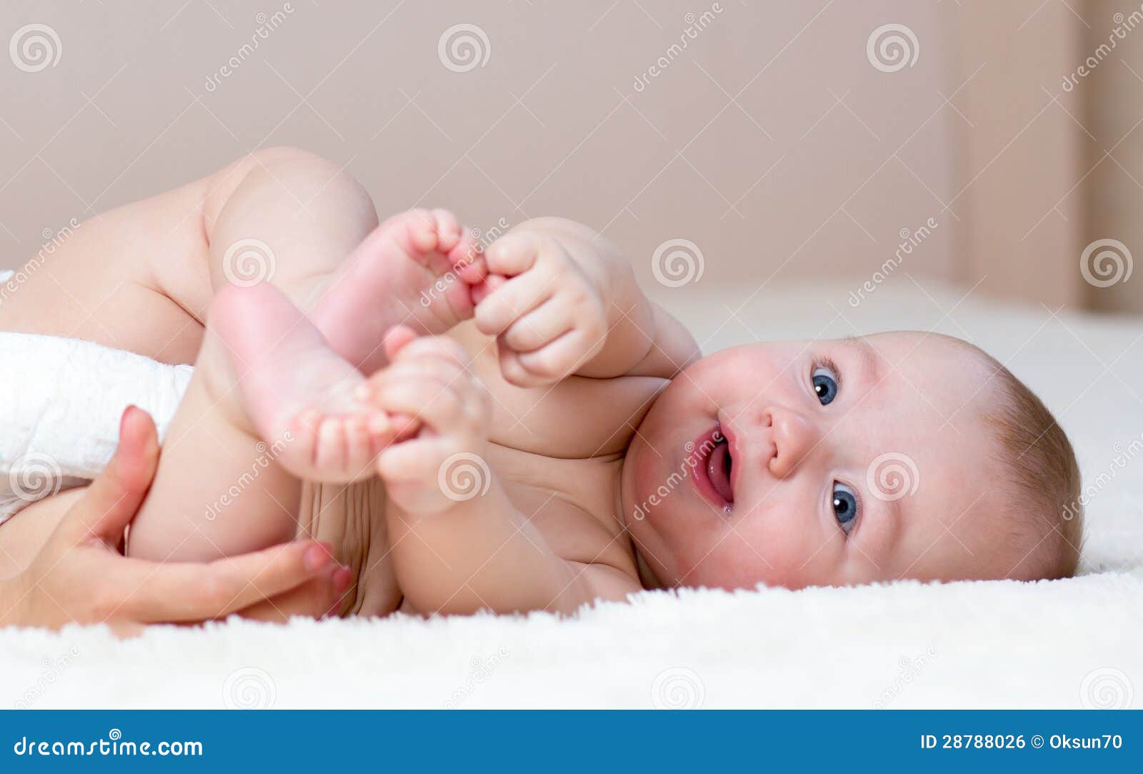 Cute Smiling Baby Boy Indoors Stock Photo - Image of healthy ...