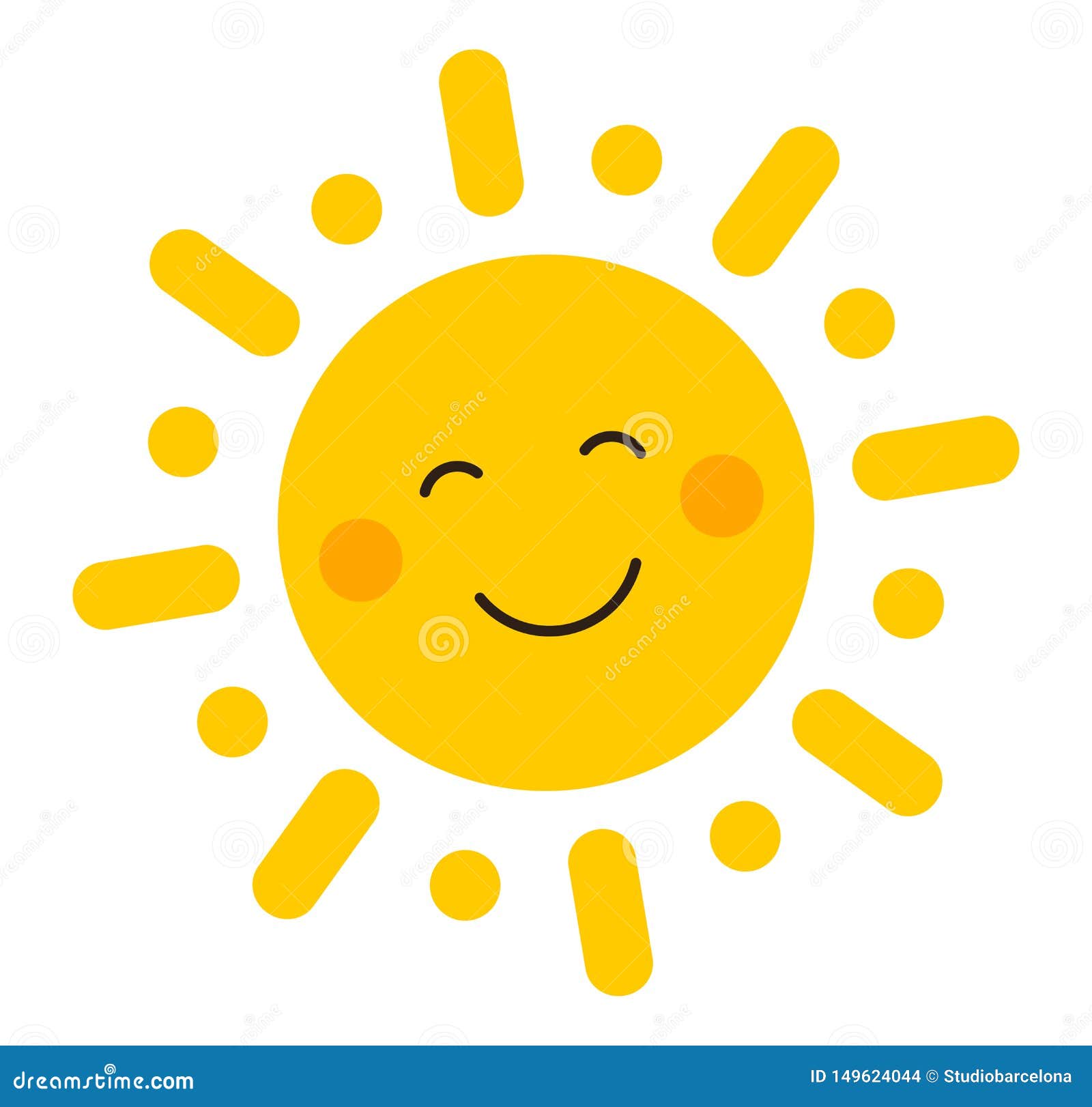 Smiling Sun Svg