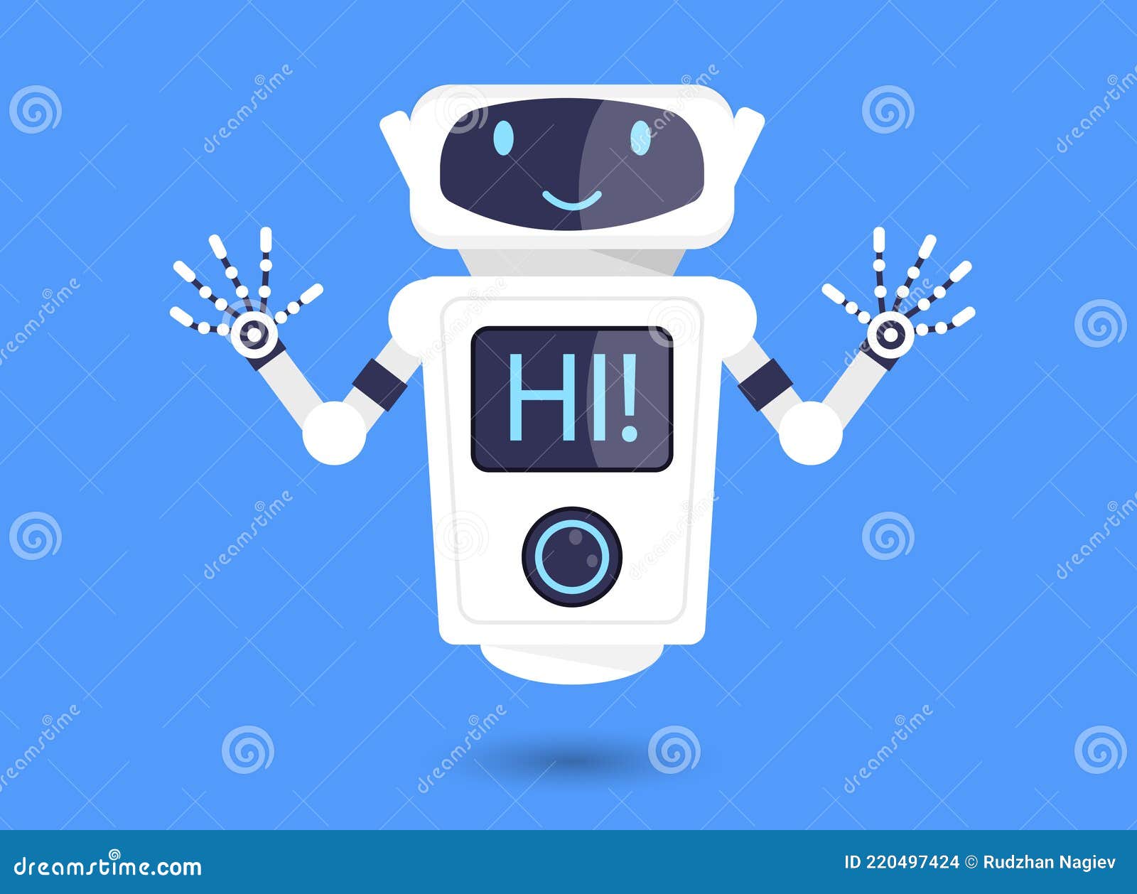 Được minh họa bởi hình ảnh vector, con robot trong bức tranh này nhìn rất đáng yêu và sẵn sàng để trở thành người bạn đồng hành của bạn. Bạn sẽ có một cái nhìn tuyệt vời về sức mạnh và khả năng của nó. Điều này sẽ khiến bạn muốn xem nó một cách kỹ lưỡng hơn.