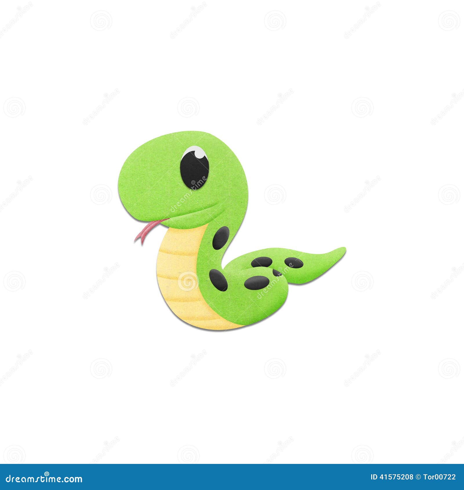 Cute Snake Is Reptile Animal Cartoon In The Zoo Of Paper Cut Stock Illustration Illustration Of Happy Adorable 41575208