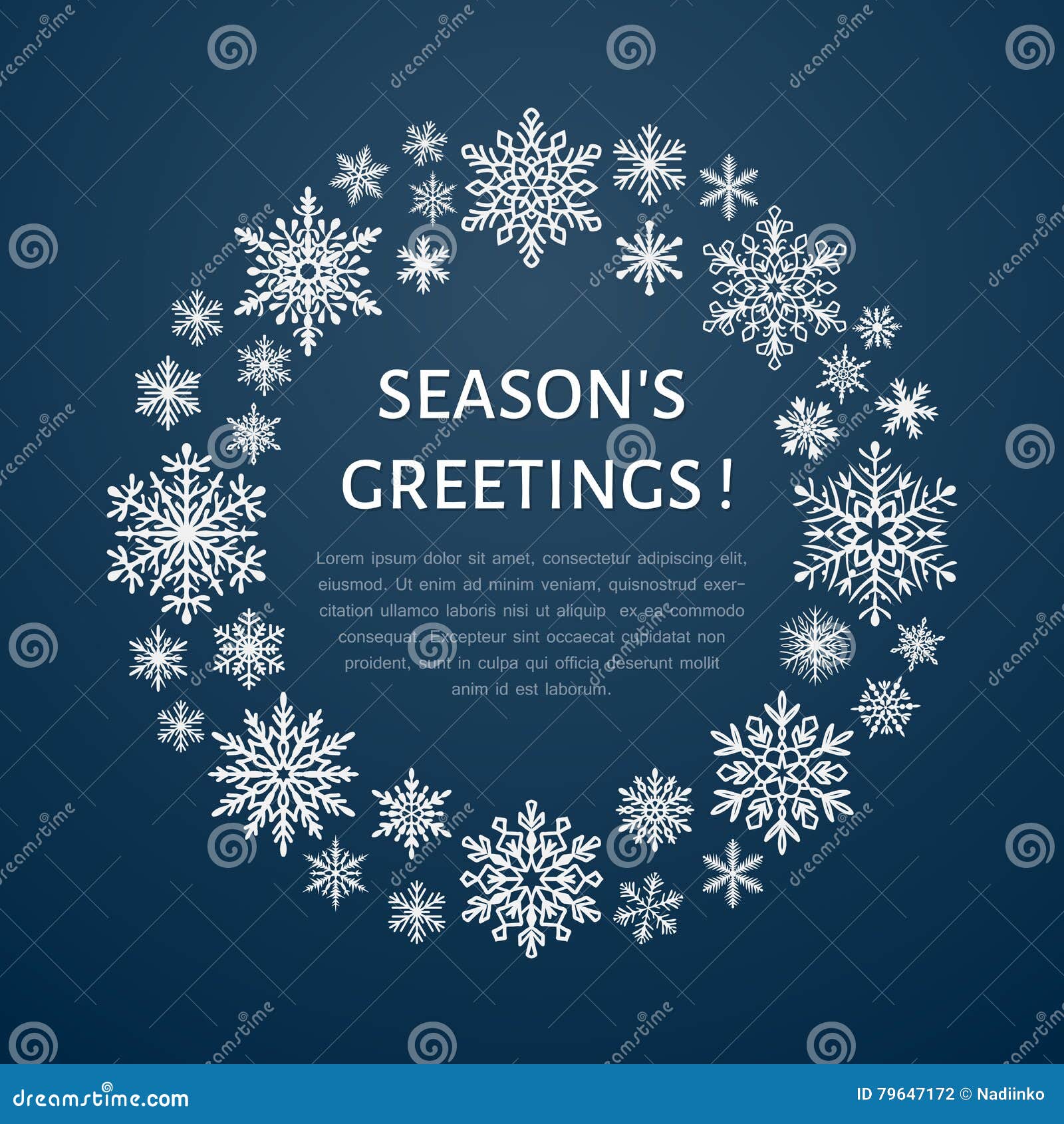 cute snowflake poster, banner. seasons greetings. flat snow icons, snowfall. nice snowflakes christmas template, cards. new year