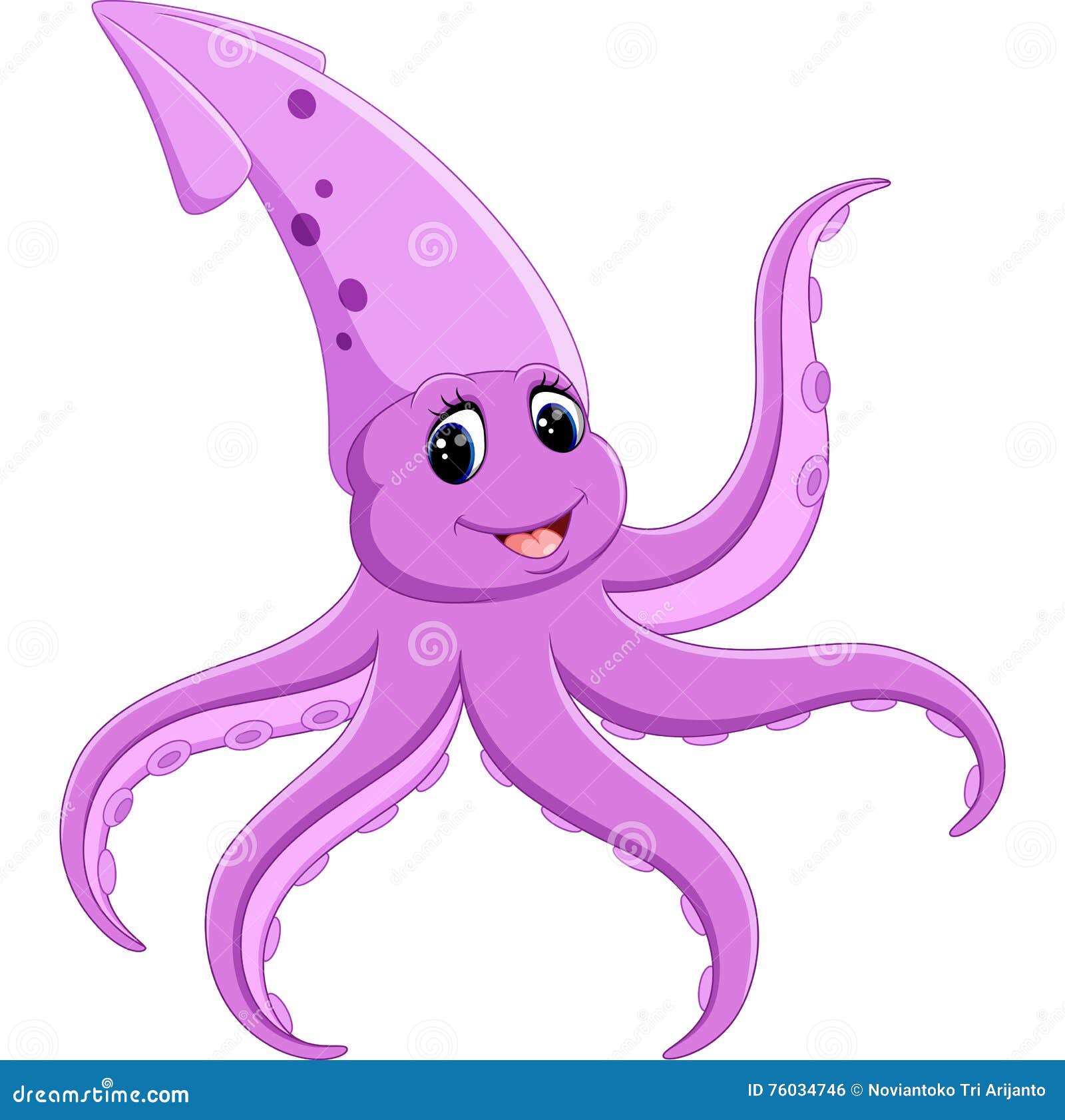 Cute squid cartoon stock vector. Illustration of mascot - 76034746 Cute squid cartoon stock vector. Illustration of mascot - 76034746