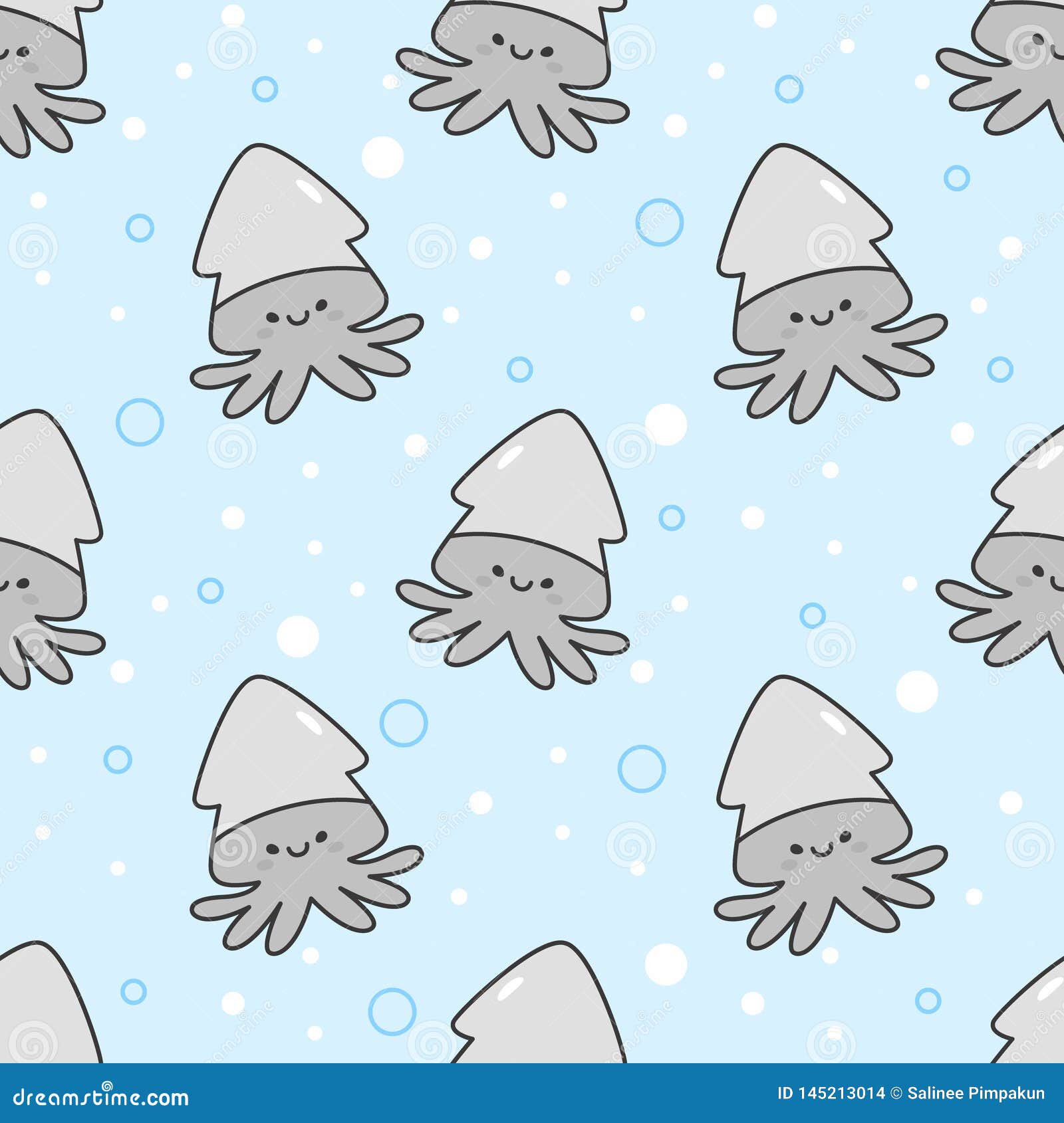 Squid Fabric Wallpaper and Home Decor  Spoonflower