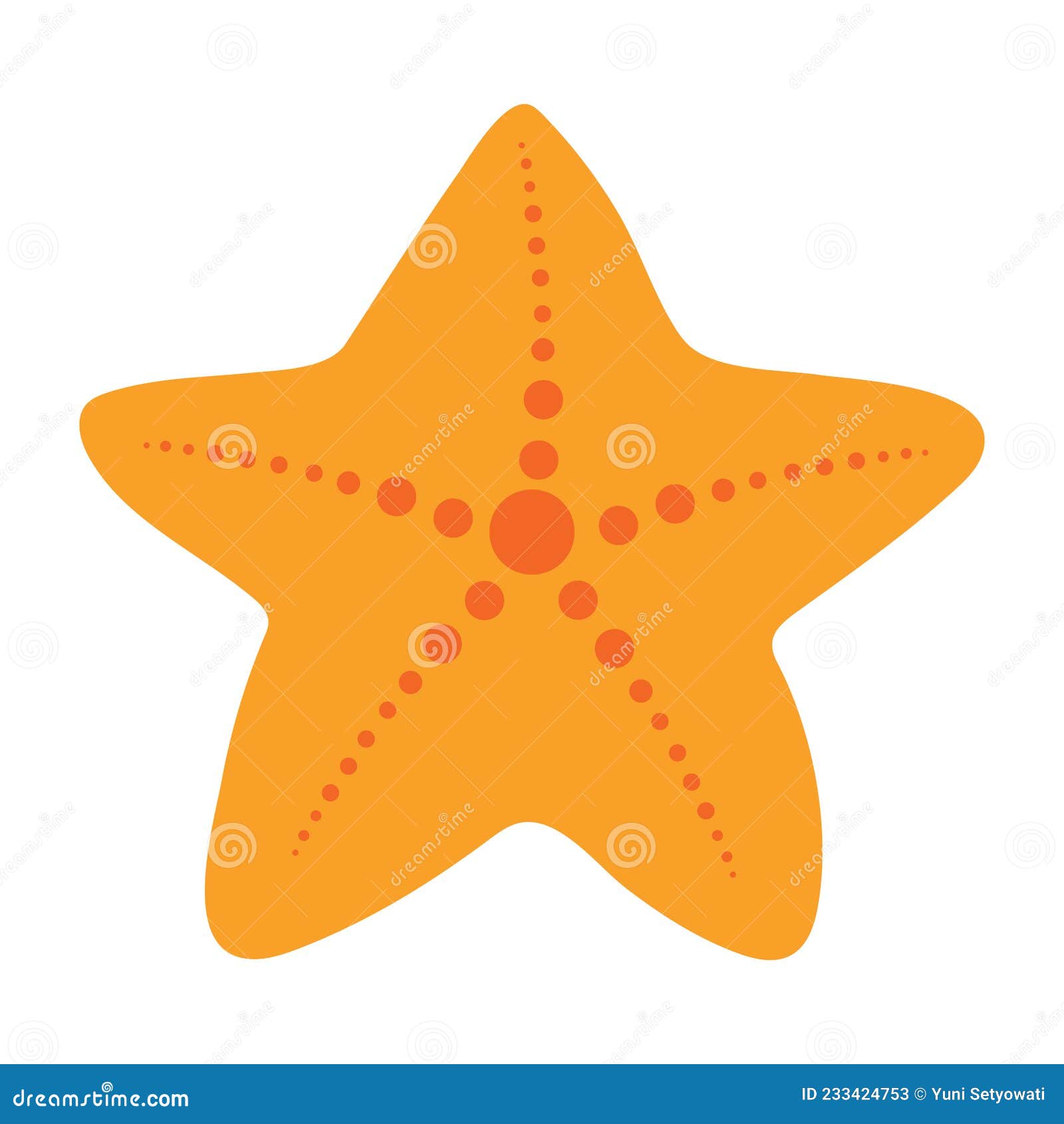 Cute Starfish Clipart Icon Png in Flat Cartoon Vector Design Stock Image -  Illustration of cartoon, nature: 233424753