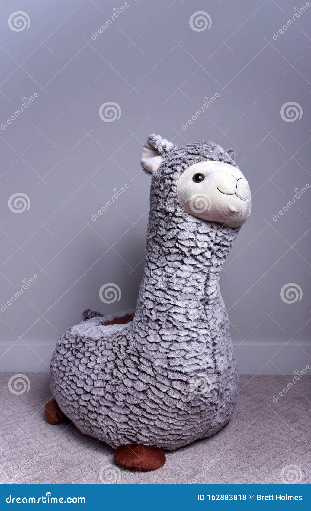 Cute Stuffed Alpaca Animal Toy Stock Photo - Image of nature, happy