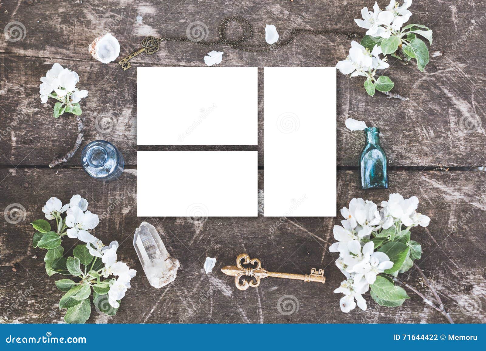 Download Cute And Stylish Branding Mockup Photo Stock Photo - Image of floral, natural: 71644422