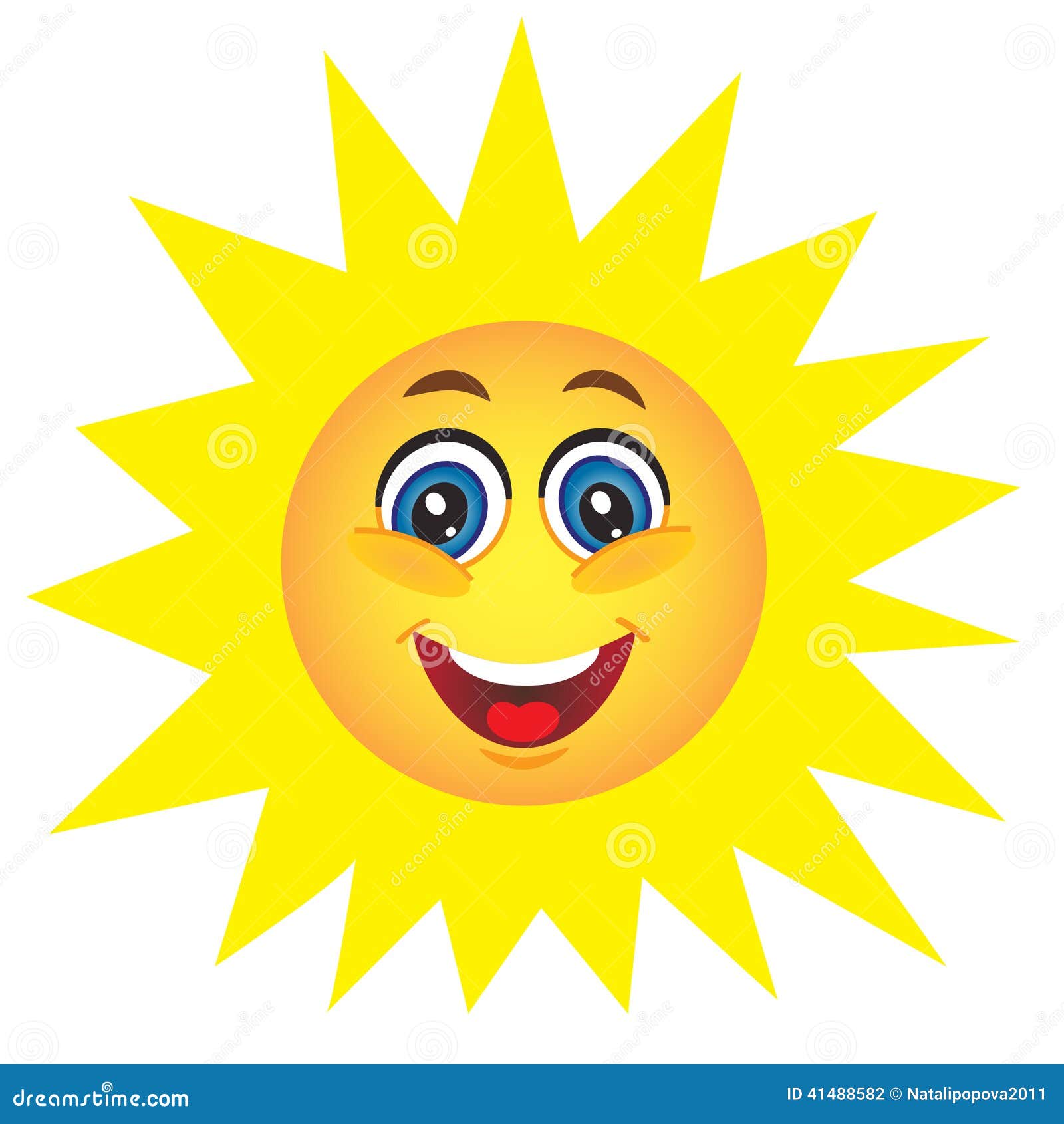 Cute Sun Stock Vector - Image: 41488582