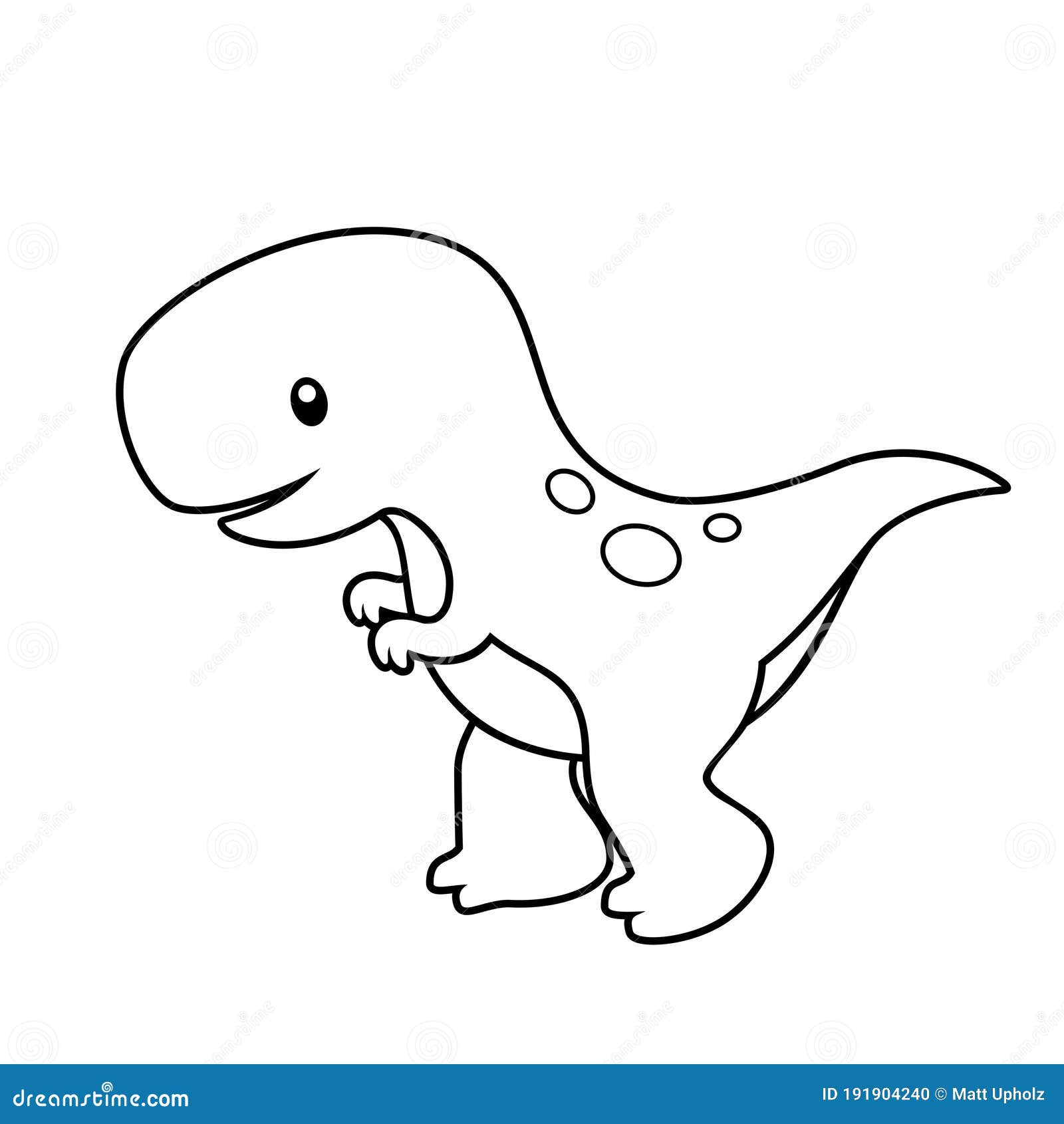 t rex coloring page for kids