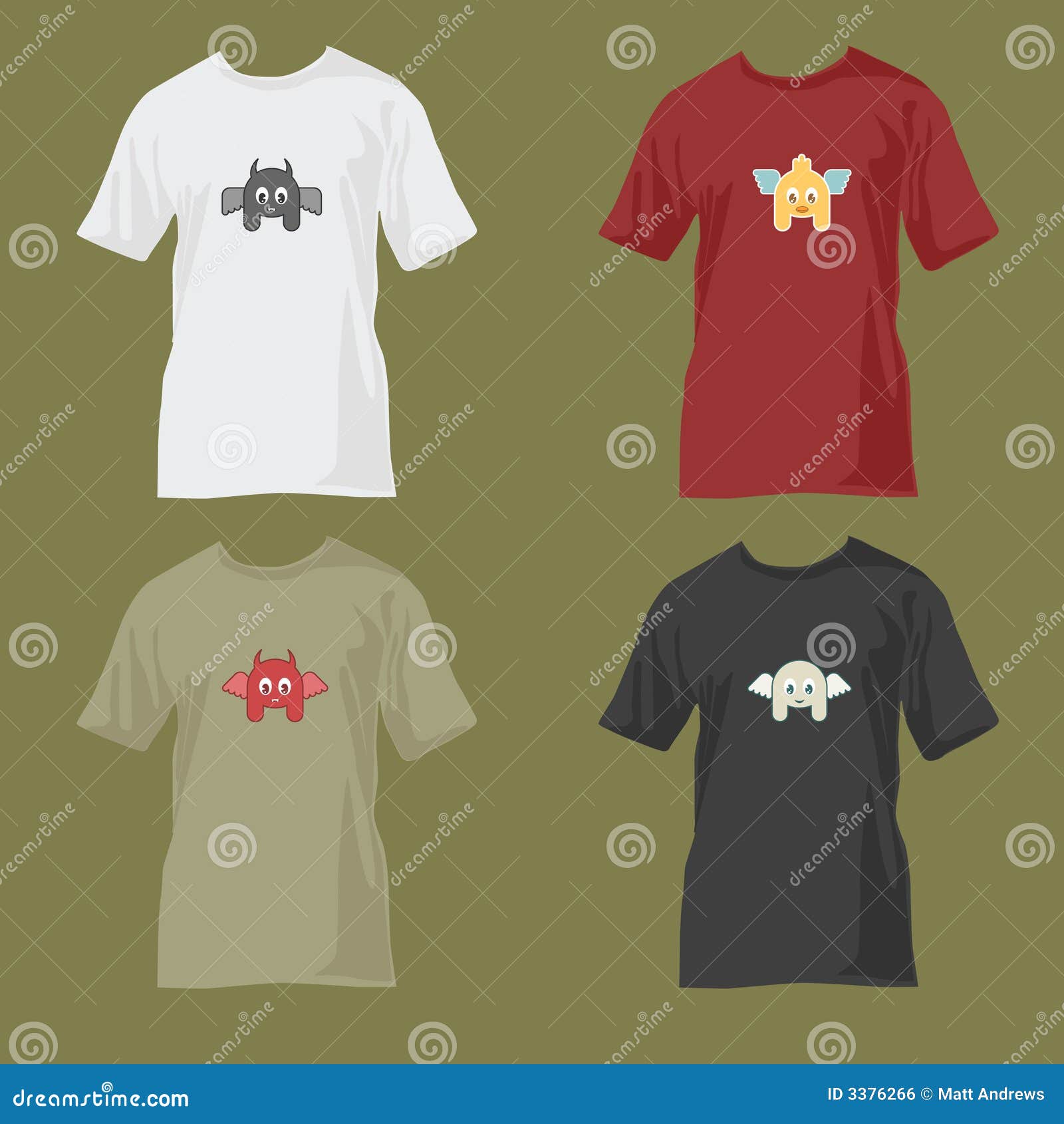 Cute t-shirt designs stock vector. Illustration of bird - 3376266