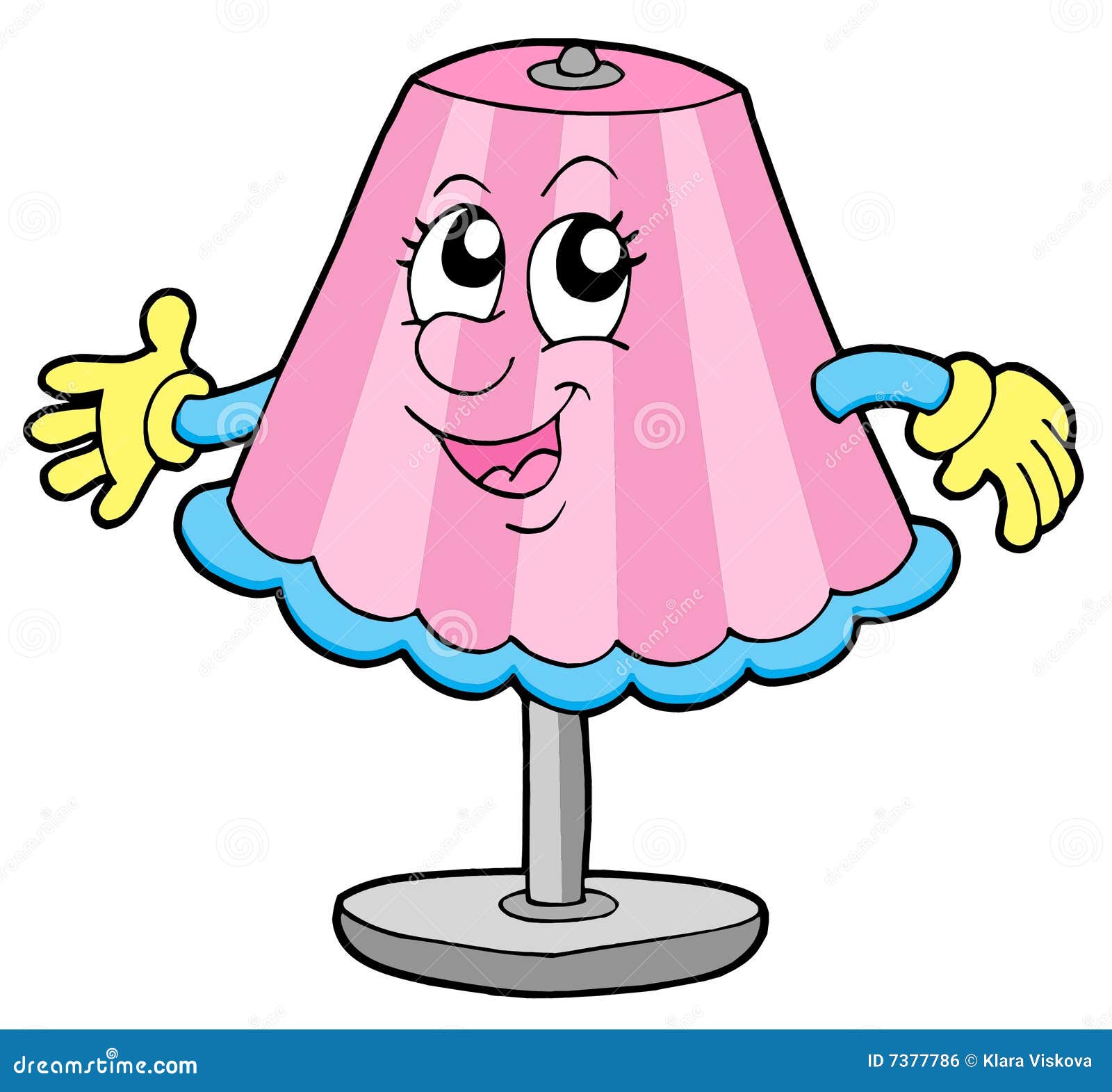 table lamp clipart cartoon