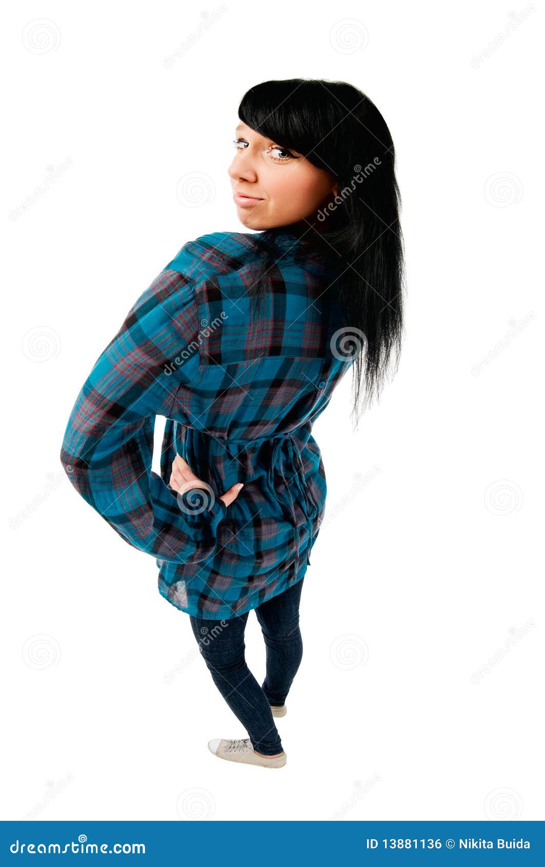 Cute teenage girl stock photo. Image of casual, pretty - 13881136