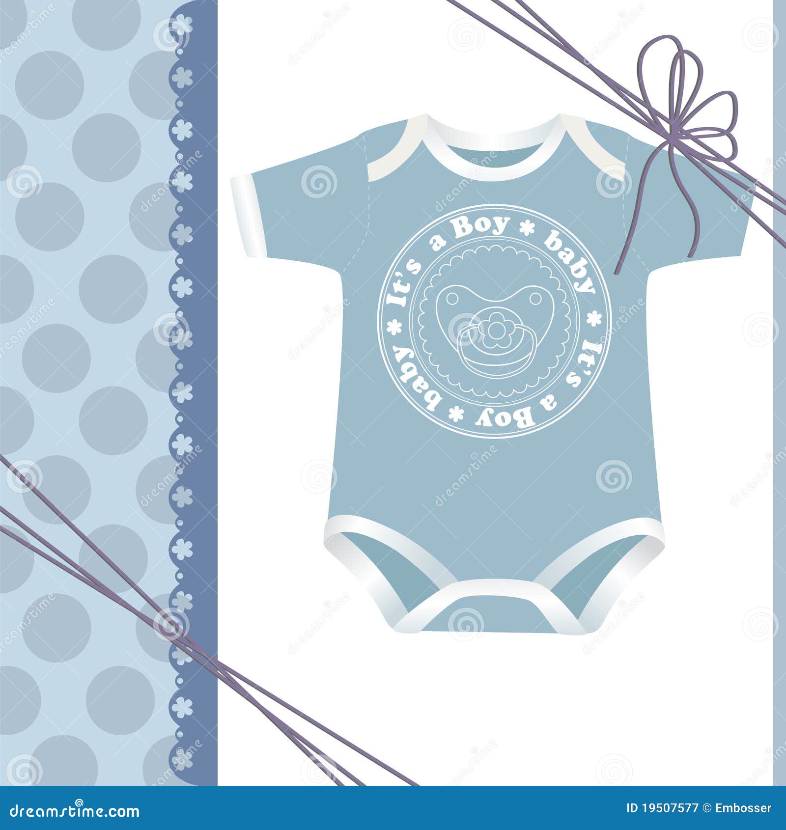 Cute Template for Baby Card Stock Vector Illustration of jacket