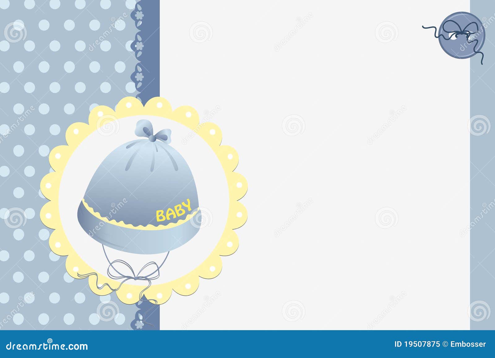 Cute Template For Baby S Card Stock Vector Illustration Of Design Beautiful 19507875