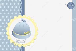 Cute Template For Baby S Card Stock Vector Illustration Of Design 