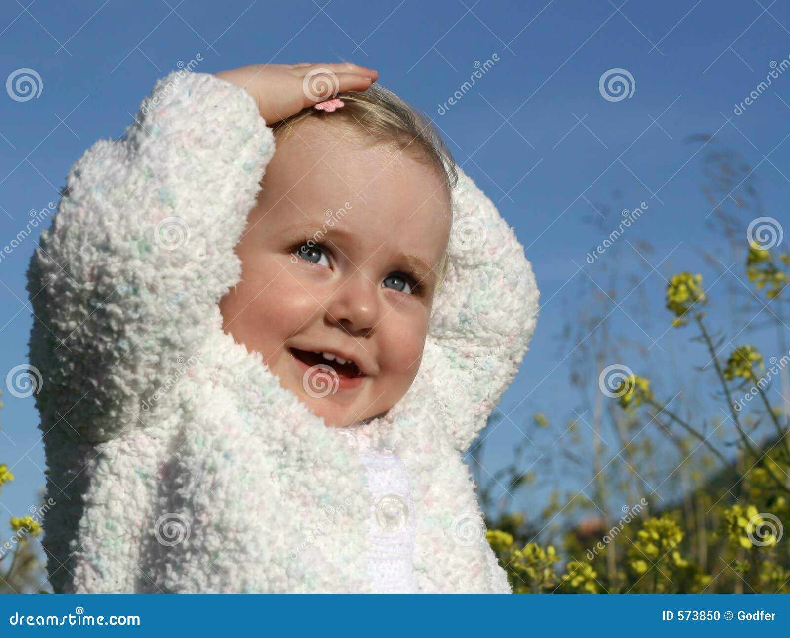 Cute toddler stock photo. Image of confident, blond ...