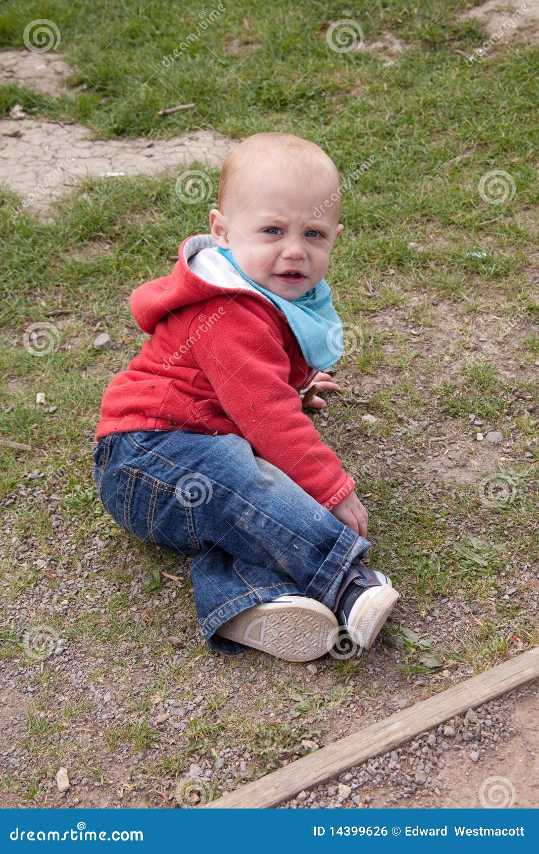 Cute toddler outdoors stock photo. Image of outdoors - 14399626