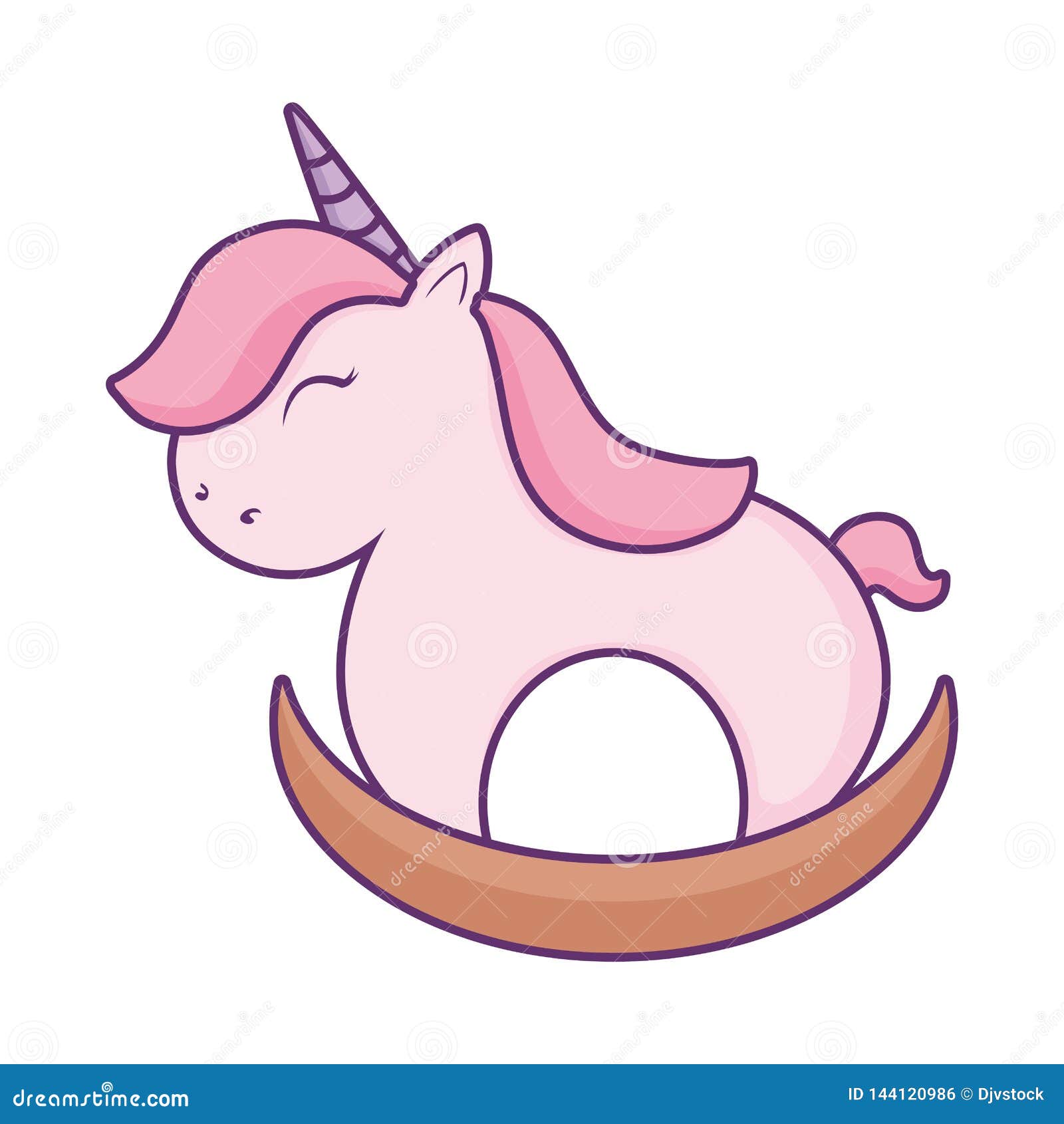 Cute unicorn icon stock illustration. Illustration of design 144120986