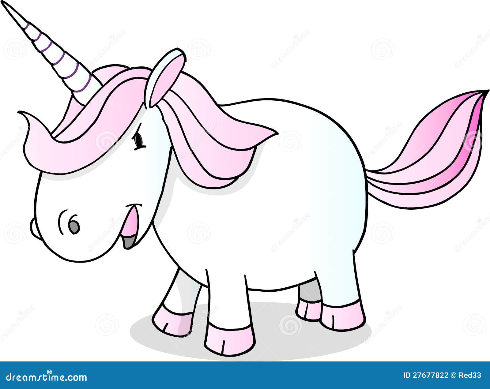 Cute Unicorn Vector