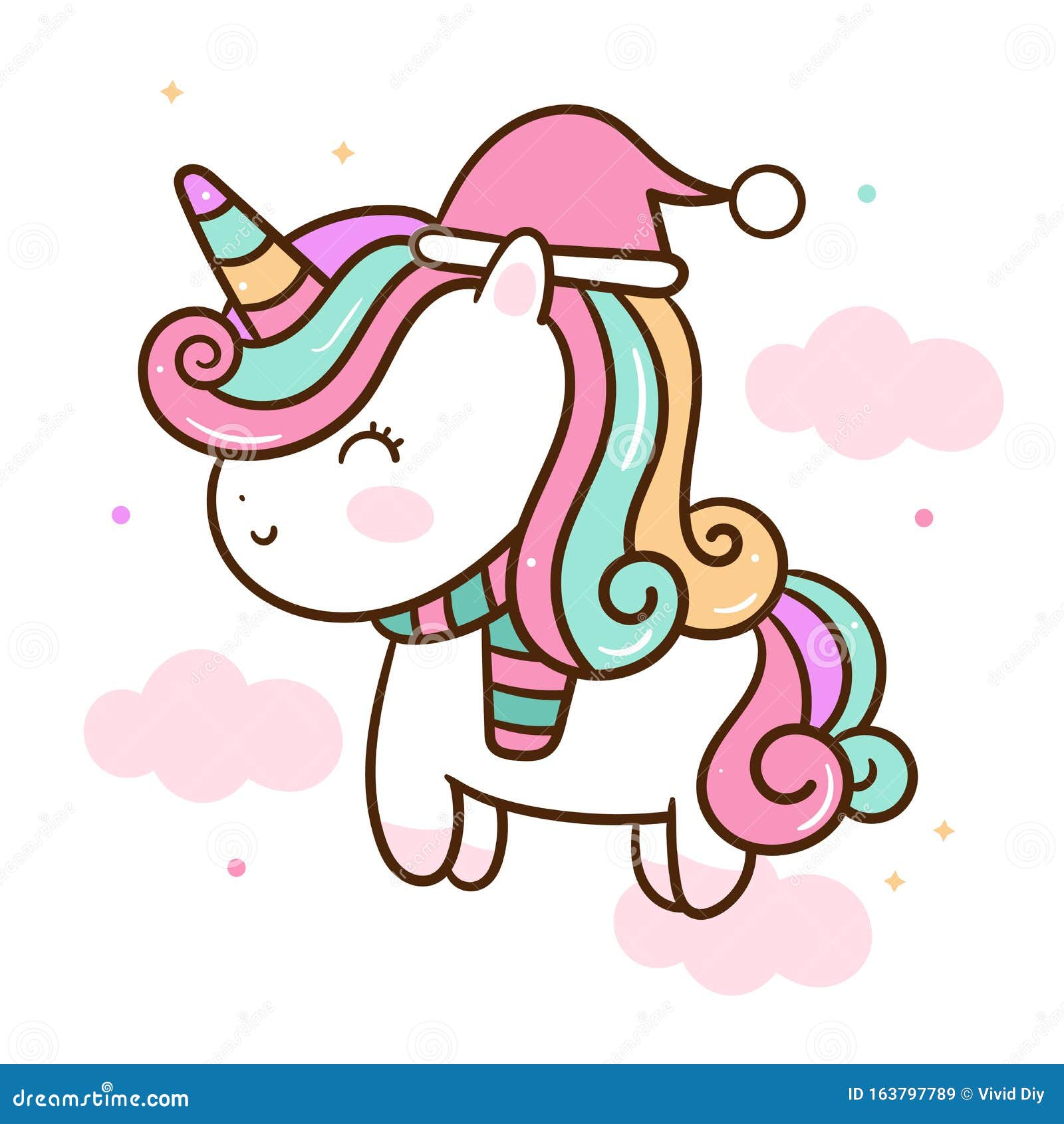 cute unicorn girl  sweet donut yummy food pony child muffin kawaii cartoon