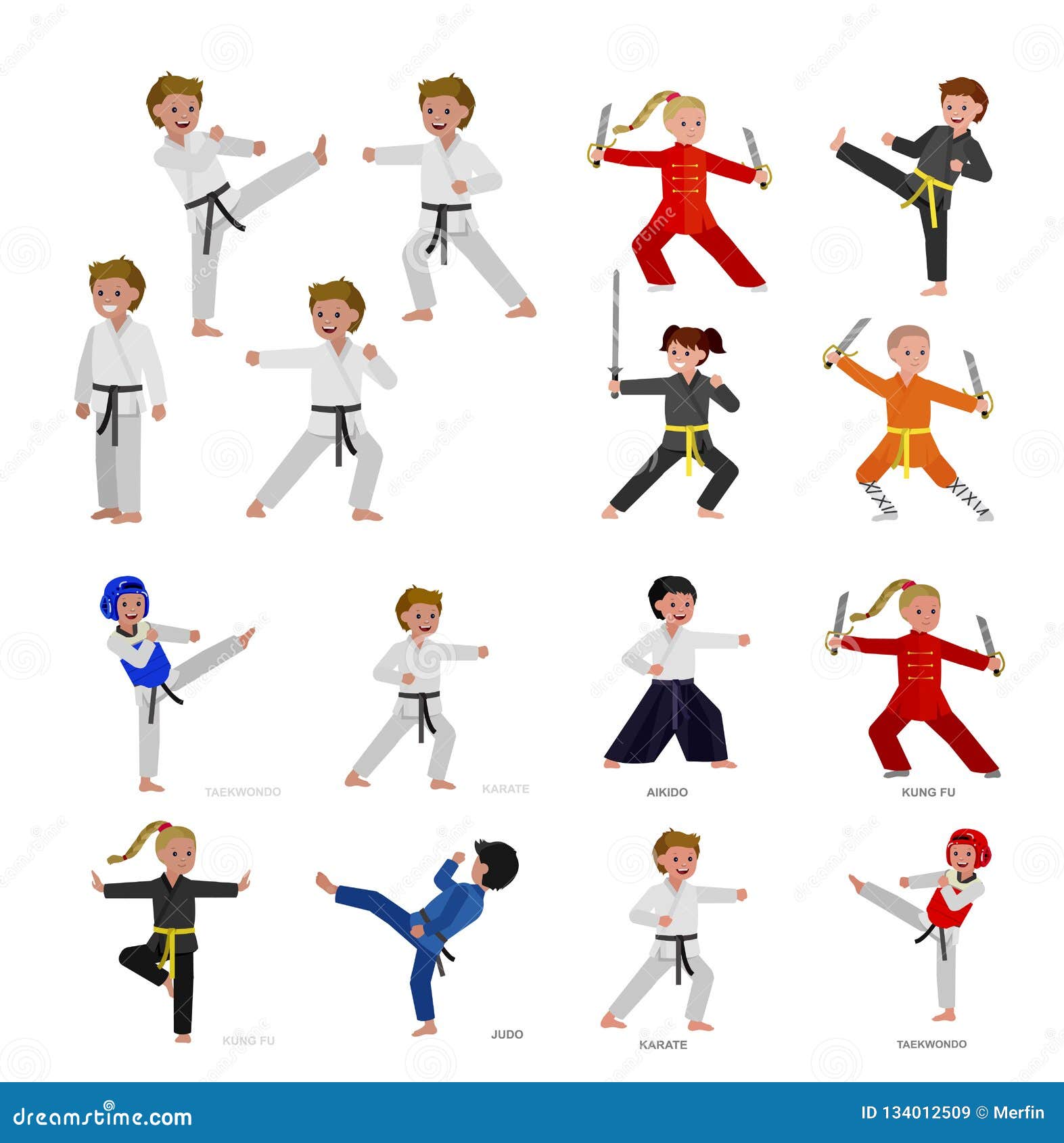 Cartoon Kid Wearing Kimono, Martial Art Kimono Stock Vector - Illustration of drawing, martial: 134012509 Cartoon Kid Wearing Kimono, Martial Art Kimono Stock Vector - Illustration of drawing, martial: 134012509