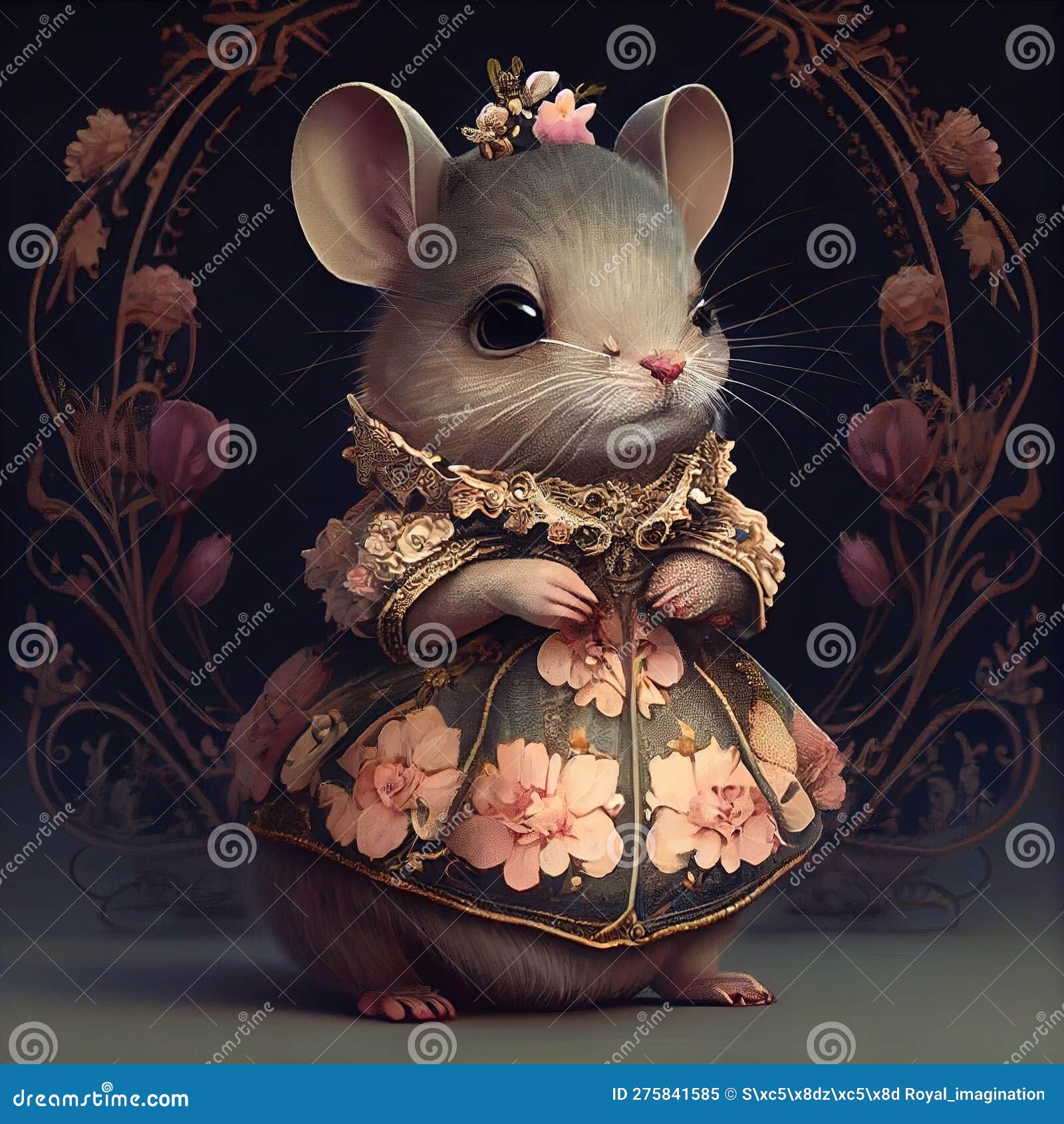 rat in a dress