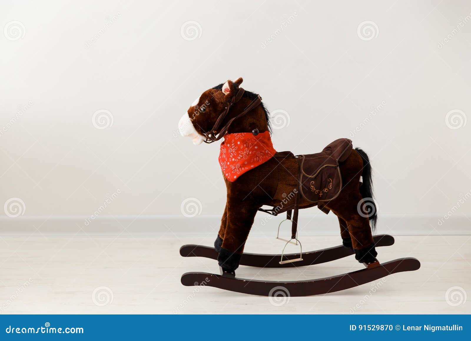 Cute Vintage Classic Rocking Horse Chair Stock Photo Image Of