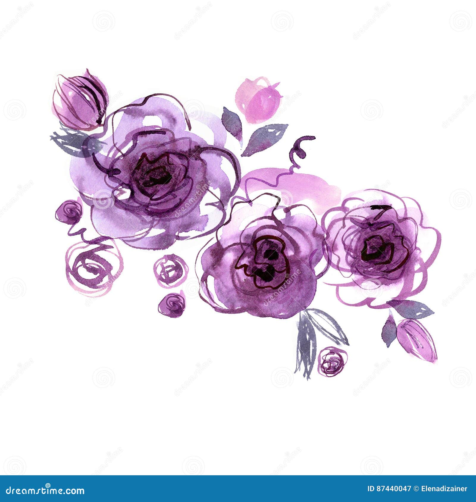 Purple Roses Stock Illustrations – 14,660 Purple Roses Stock ...