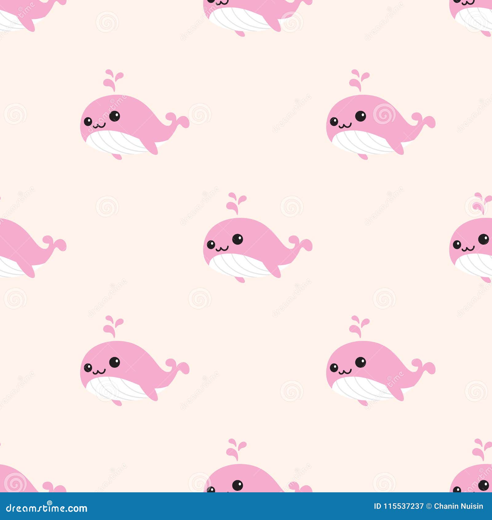Cute Whales Seamless Pattern Vector Dolphin Shark Ocean Wallpaper  Background Cartoon Pink Stock Illustration - Illustration of vector,  graphic: 115537237