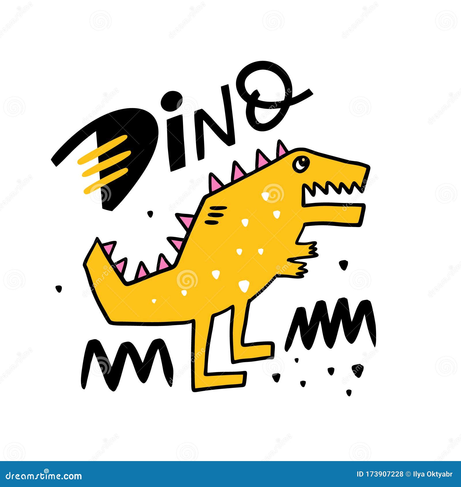 Cute Yellow Dinosaur Cartoon Stock Illustrations 1 027 Cute Yellow Dinosaur Cartoon Stock Illustrations Vectors Clipart Dreamstime Orange dinosaur on yellow background. https www dreamstime com cute yellow dinosaur hand drawn colorful vector illustration cartoon style line art yum sign isolated white background image173907228