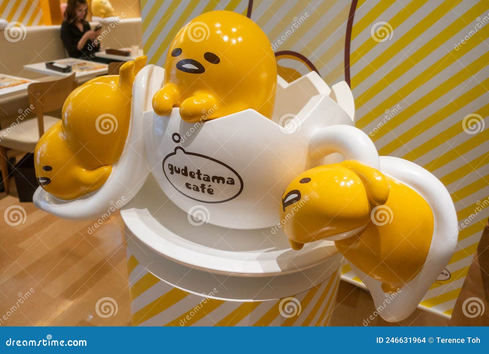 Gudetama Cafe in Osaka