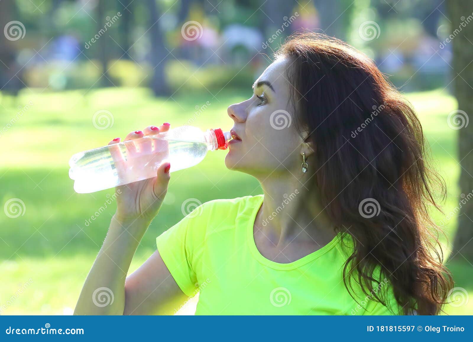 Little girl drinking water — Stock Photo © muro #6986142