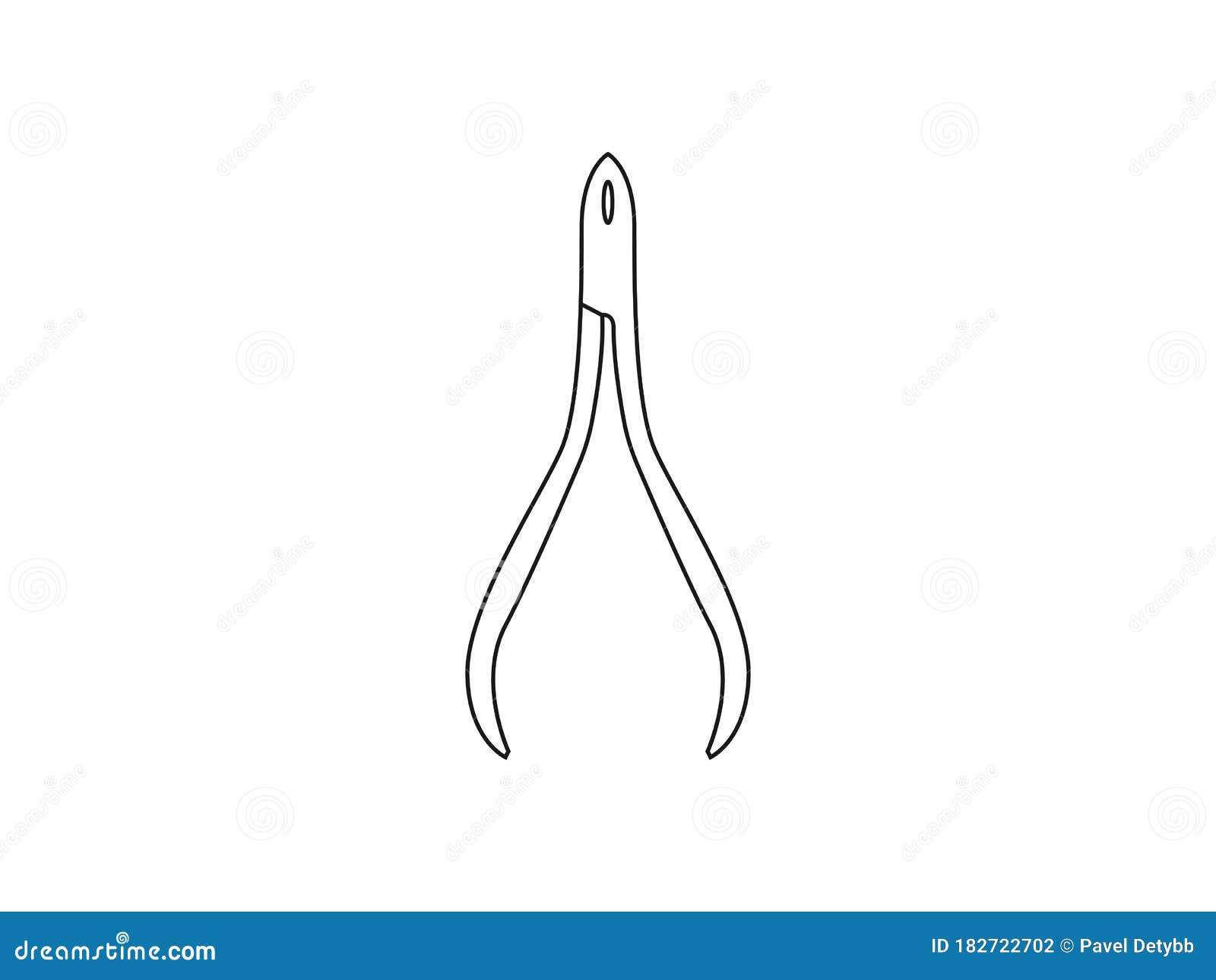Illustration of a simple nail clipper - Stock Illustration [100870625] -  PIXTA