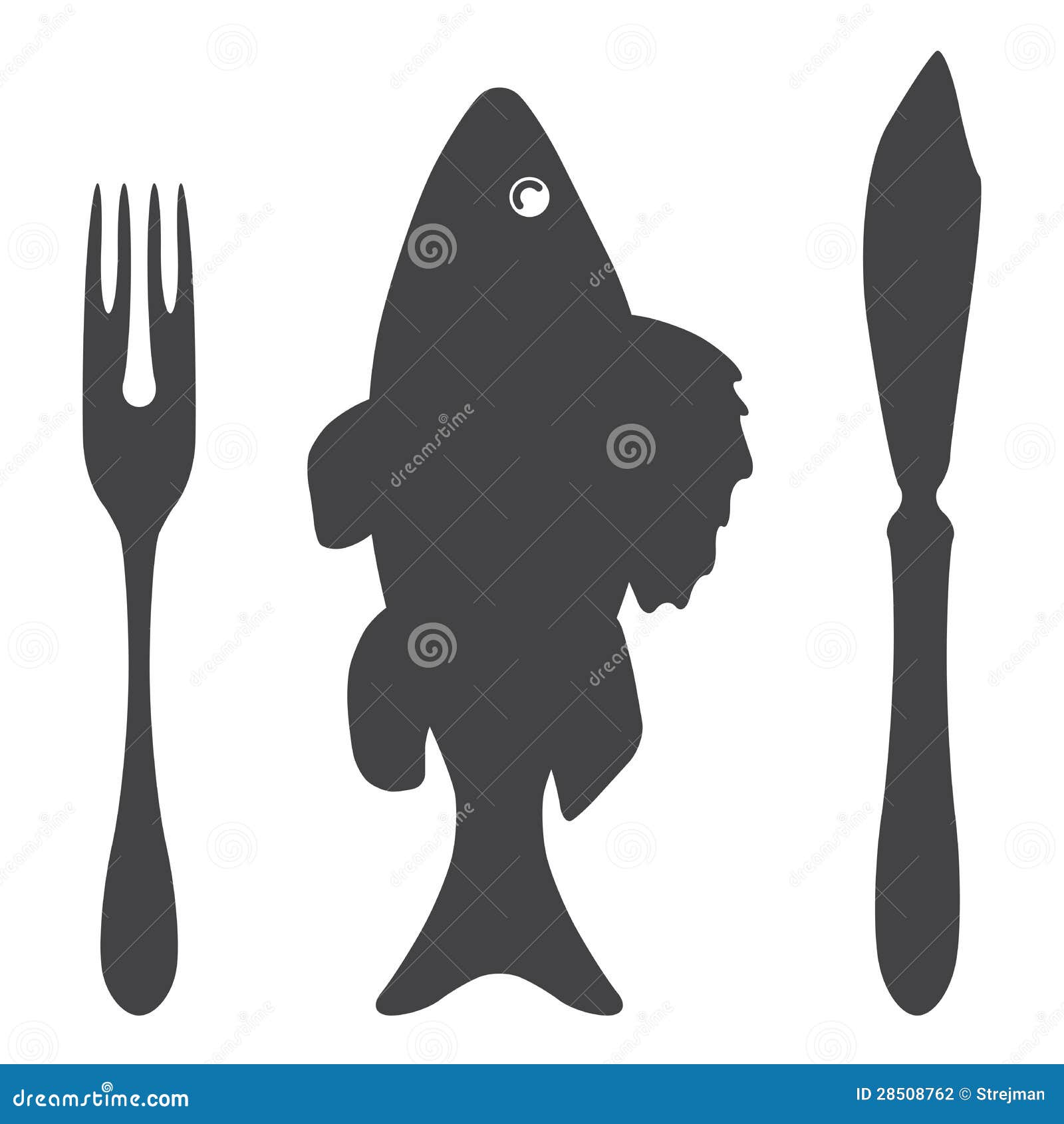 Fork Fish Stock Illustrations – 11,332 Fork Fish Stock