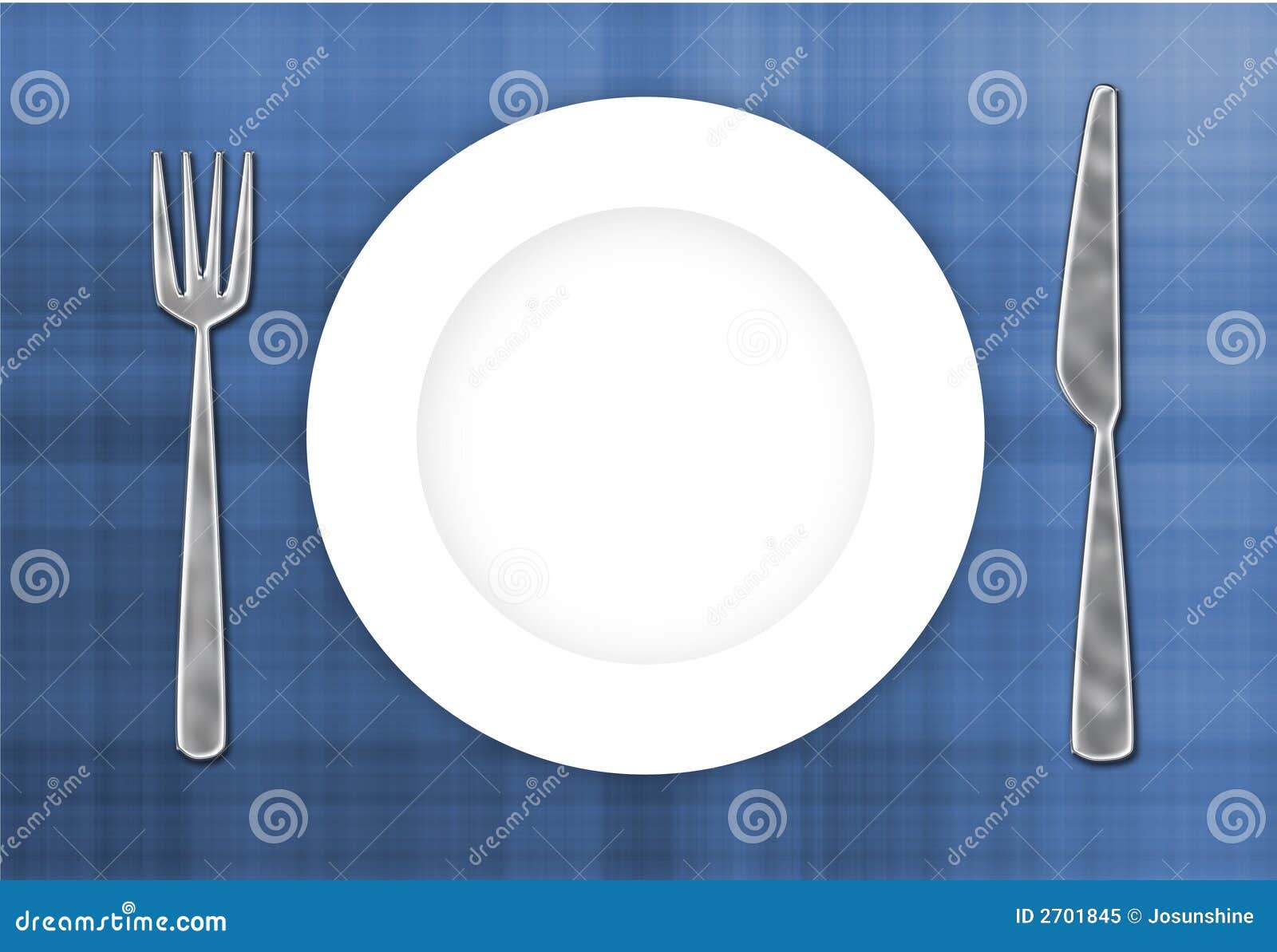 Cutlery & Plate stock illustration. Illustration of home 2701845