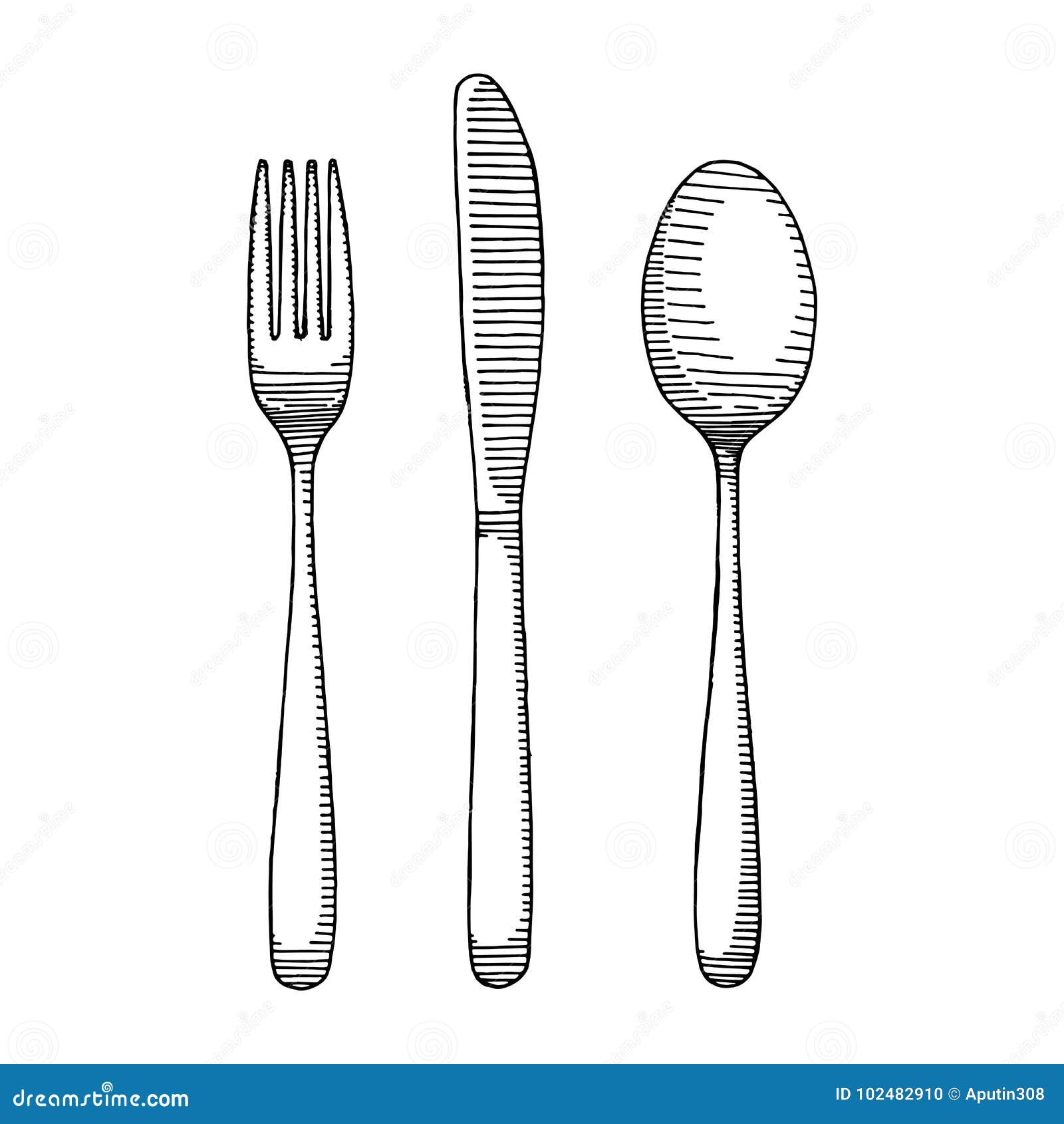 Utensils restaurant sign icon silhouette knife fork sketch Icons in svg  png ai eps format free and easy download unlimit id6921738